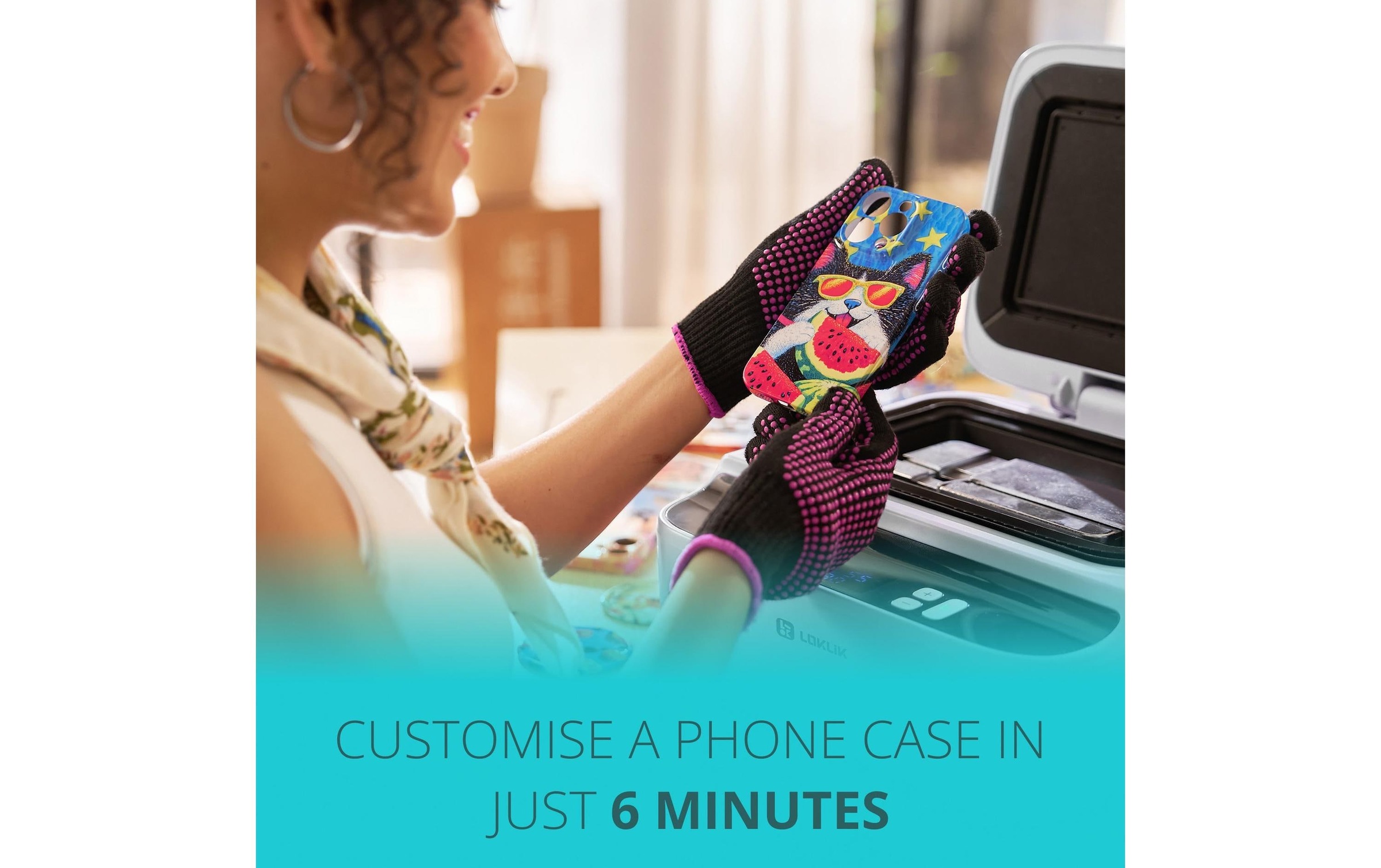 LOKLIK Transferpresse »für Handys«