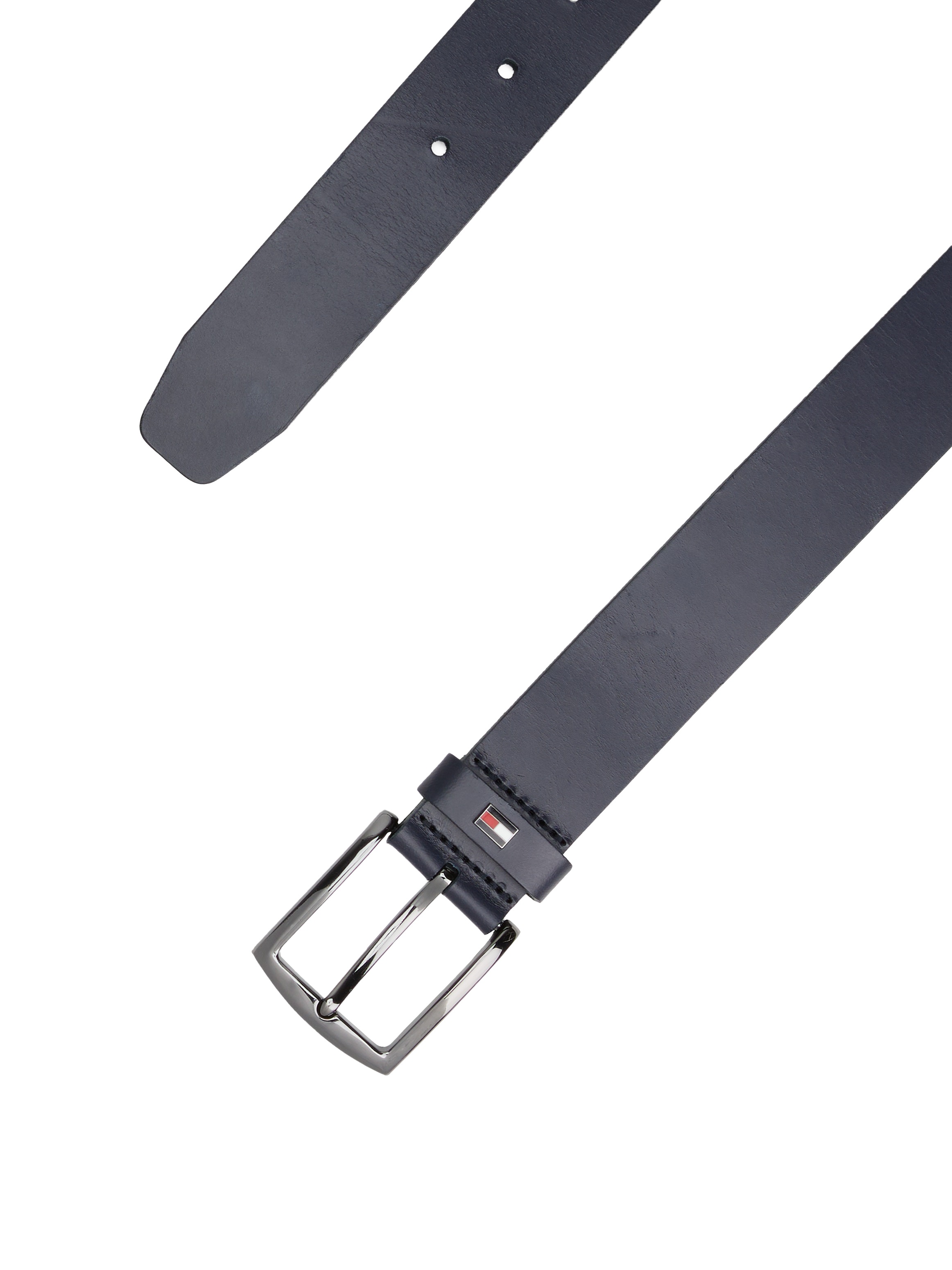Tommy Hilfiger Ledergürtel »DENTON 3.5 EXT«, Einfachdornschliesse, Metalllogo