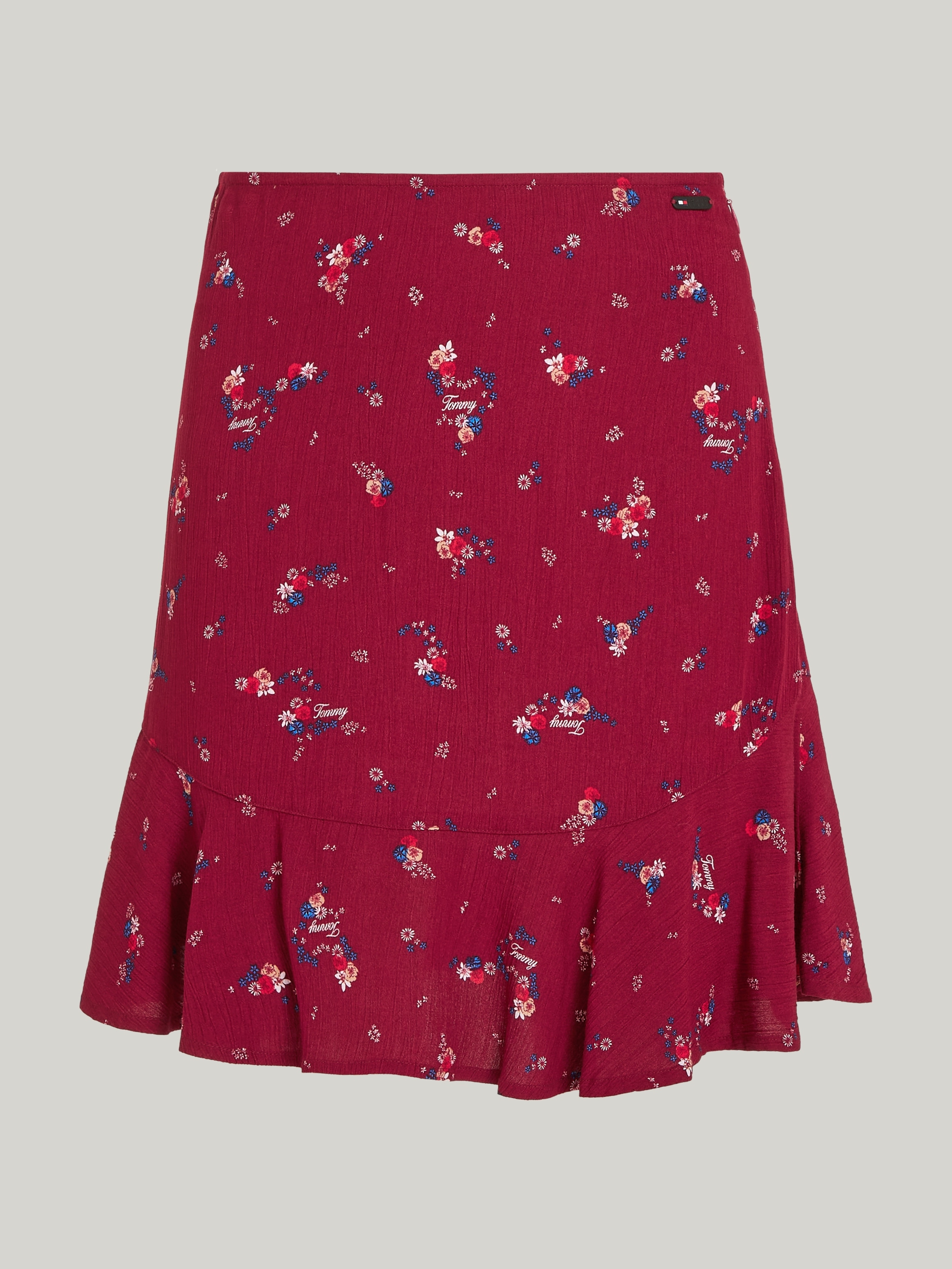 Tommy Jeans Minirock »TJW FLORAL TIERED MINI SKIRT«, Webrock mit Blumenprint