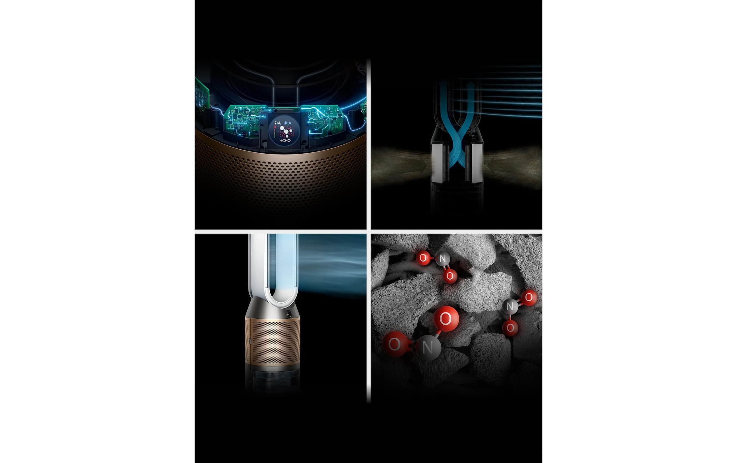 DYSON Luftreiniger »Hot+Cool PH2 De-Nox 81 m³«