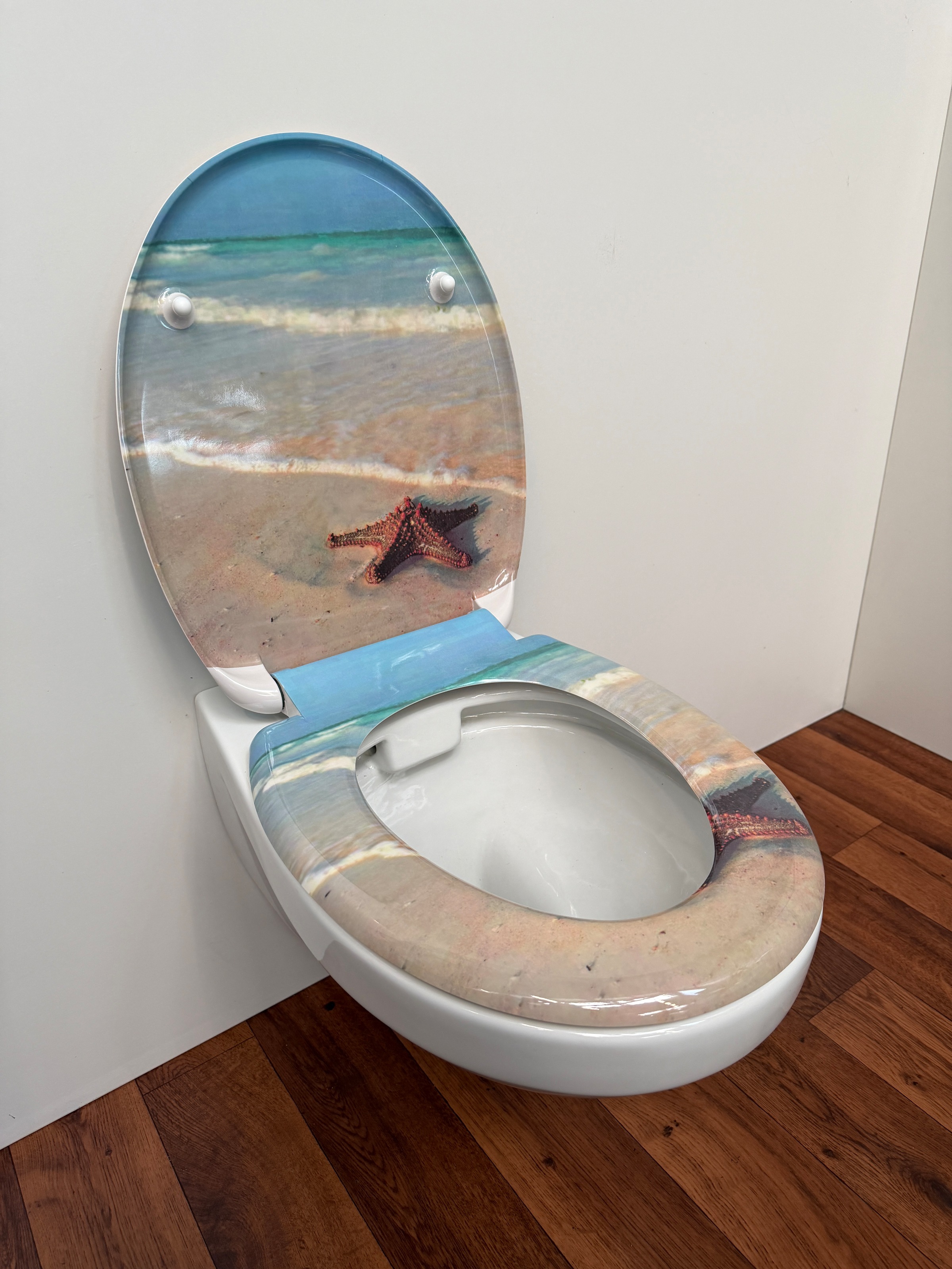 welltime WC-Sitz »Classic Decor« Kratzfester Duroplast Klo-Sitz mit Absenkautomatik & Schnellverschluss