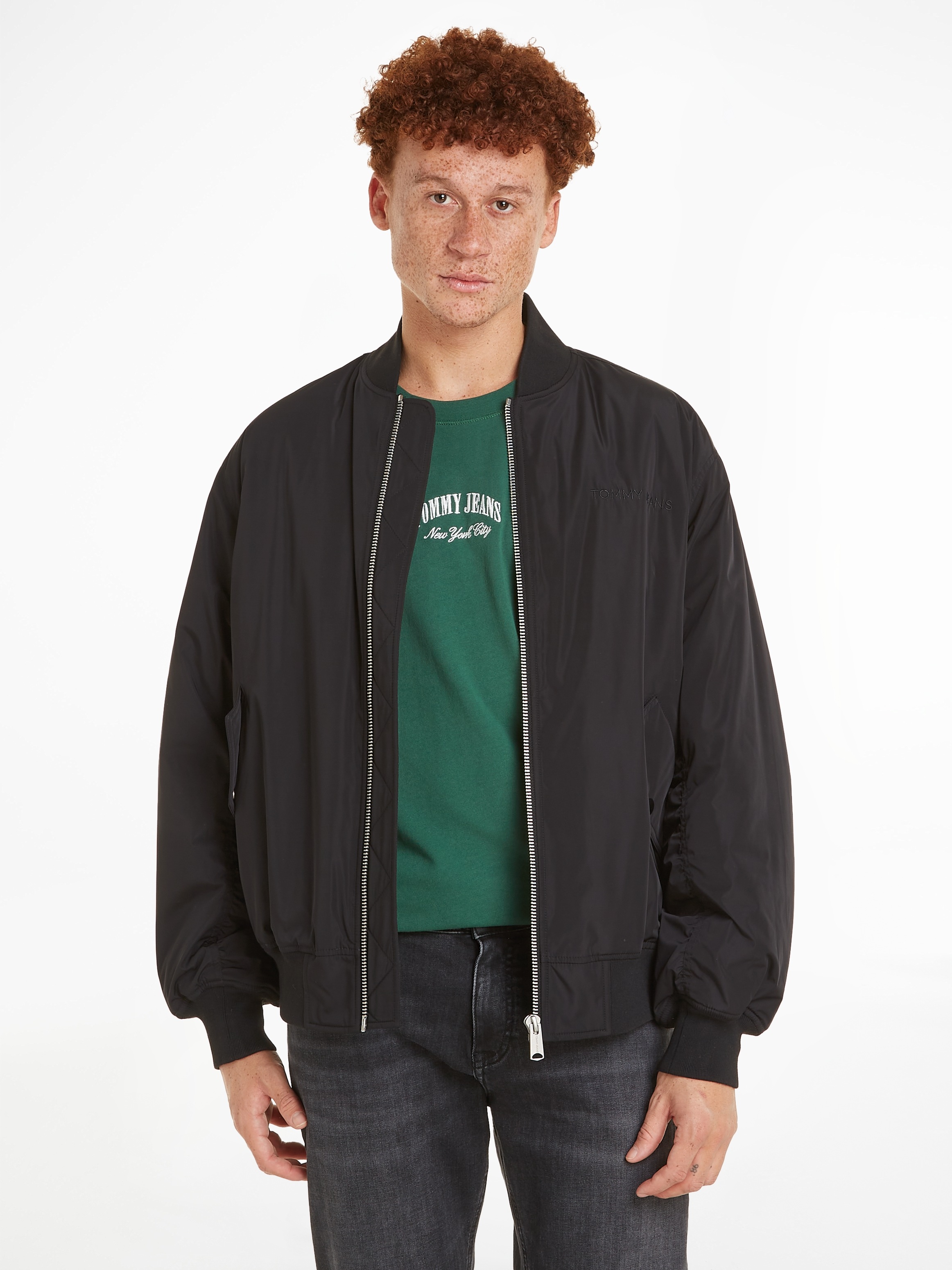 Tommy Jeans Bomberjacke »TJM CLASSICS BOMBER JACKET EXT«, mit Tommy Jeans Logoschriftzug