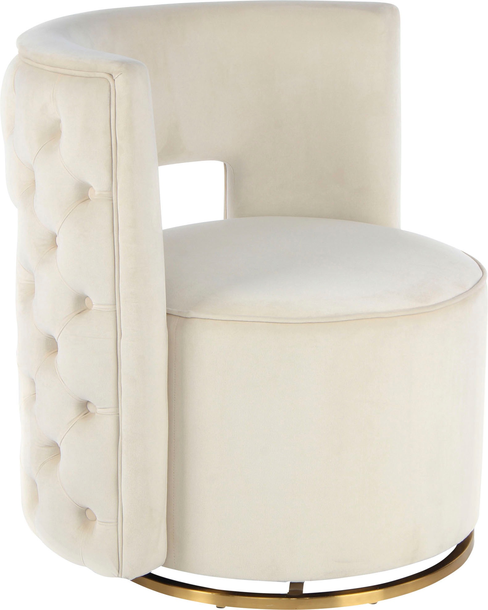 Kayoom Sessel "Drehsessel Sophistic, hochwertiges Gestell aus Eisen" Sessel, OTTOs Choice, 1 Stk. tlg. drehbar, elegant, samtweich, gesteppt