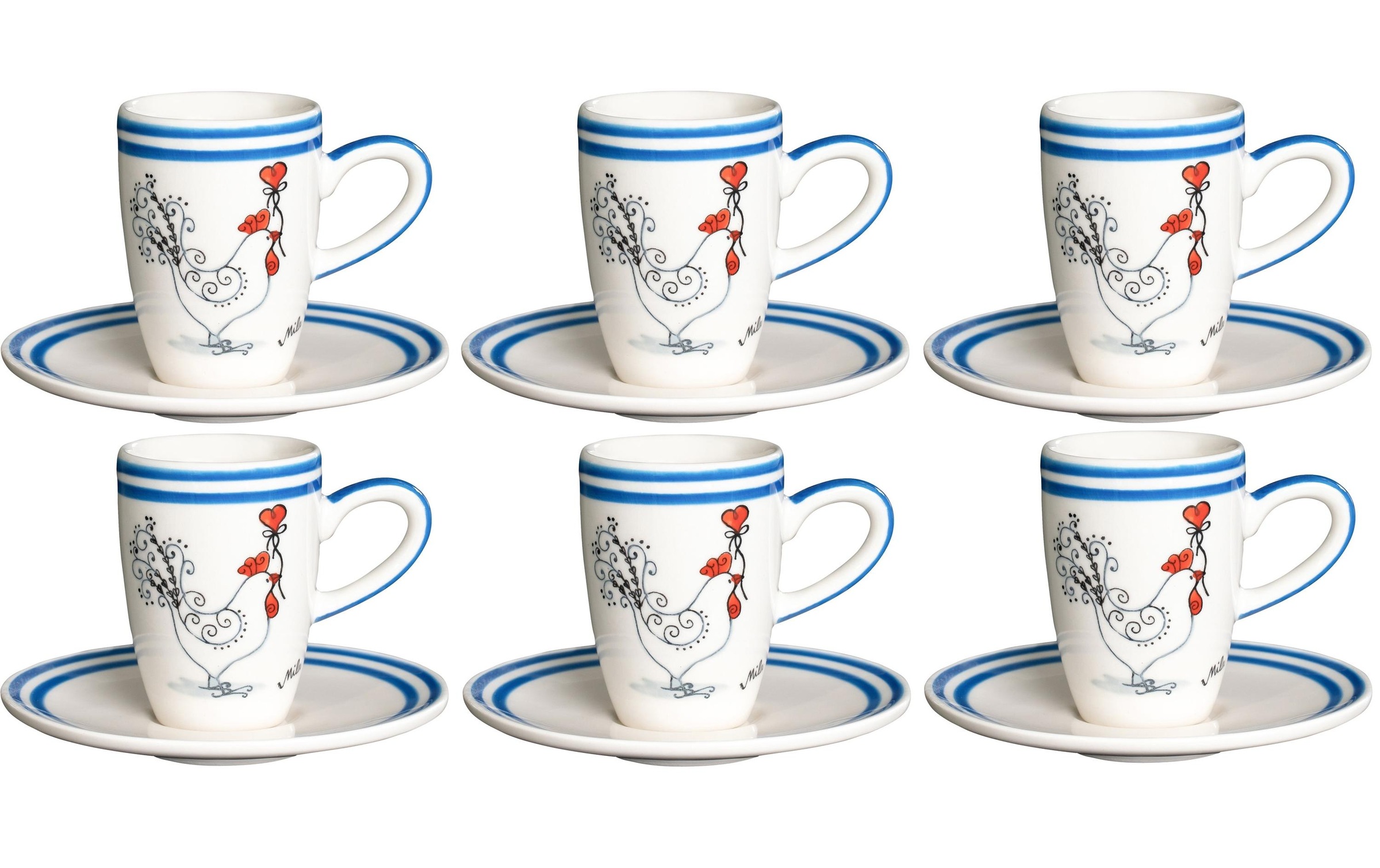 Image of Mila Espressotasse »Happy Morning 60«, (6 tlg.) bei Ackermann Versand Schweiz