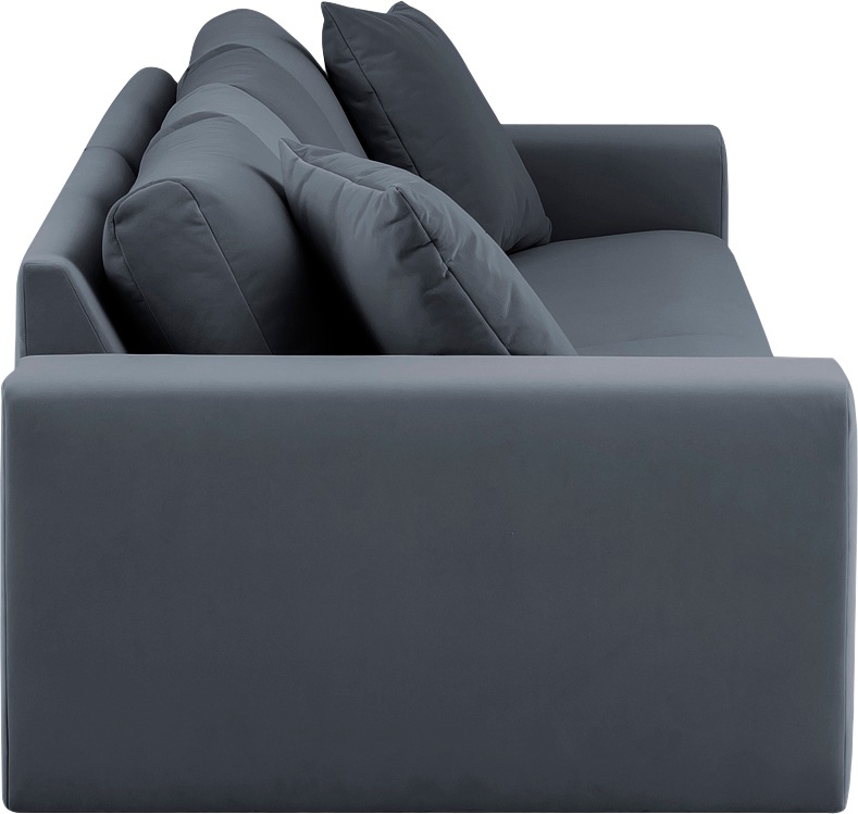andas 4-Sitzer »SLEETLAND XXL in Samtvelours oder Vintage-Leder-Optik«, besonders gross und bequem