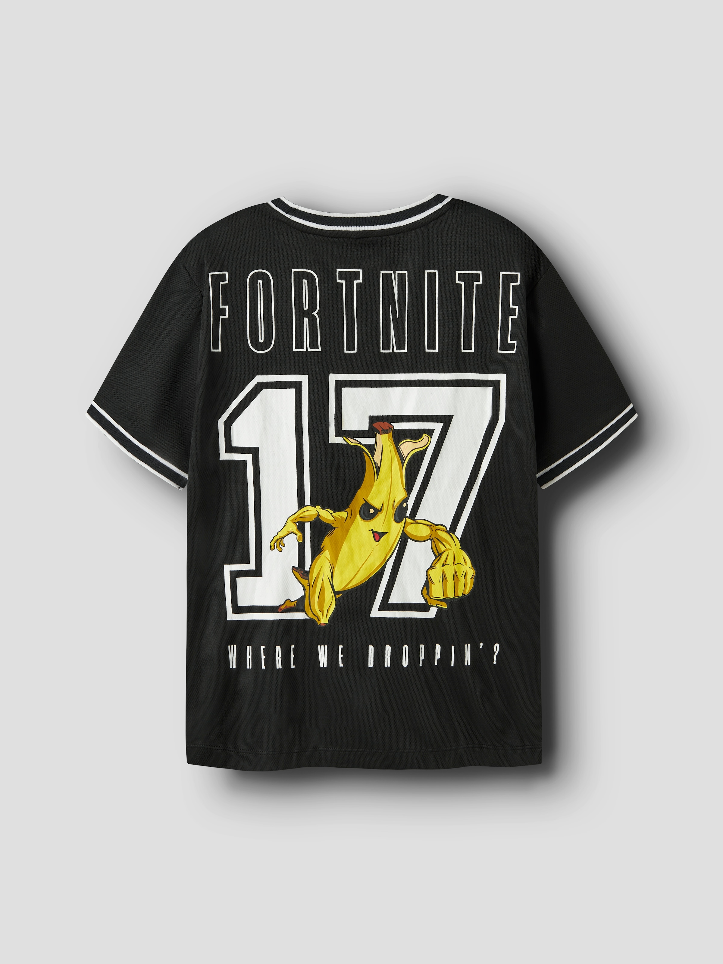 Name It T-shirt »NKMALISHER FORTNITE SS NREG POLY TOP BFU« Kunstfaser, Mesh Material, locker geschnitten
