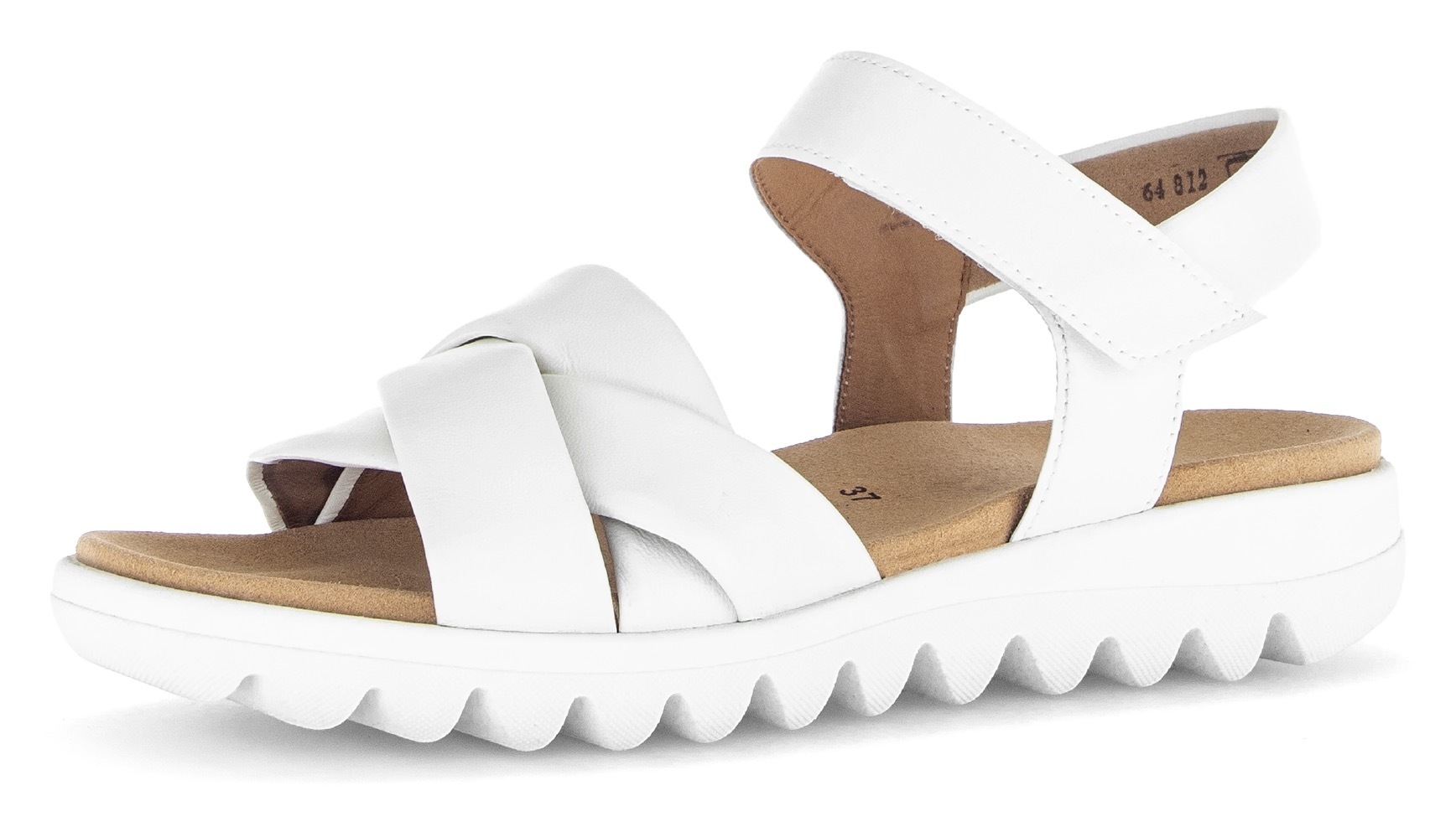 Image of Gabor Riemchensandale, Sommerschuh, Keilsandalette, Bequemschuh mit Klettverschluss