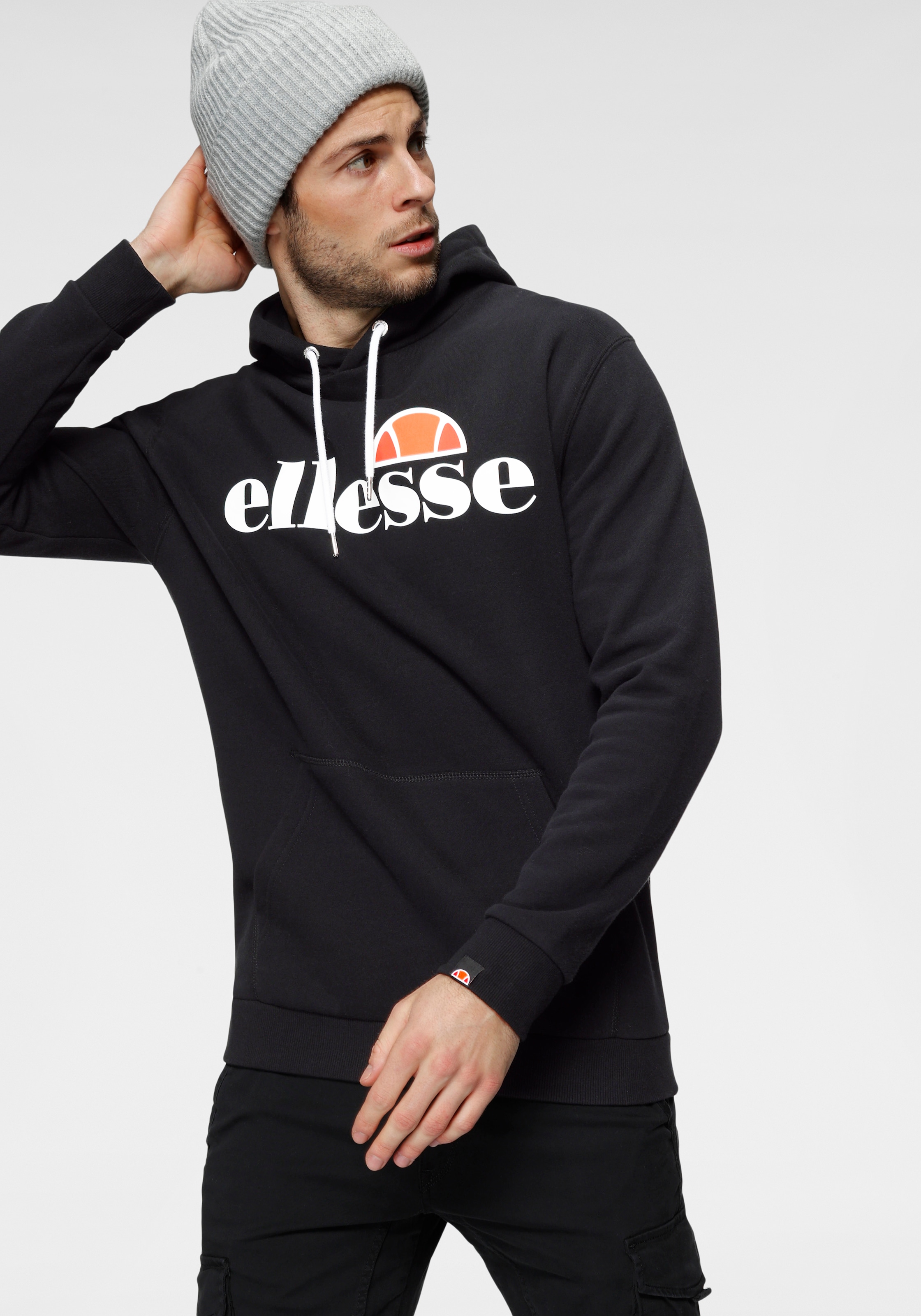 Image of Ellesse Kapuzensweatshirt "SL GOTTERO OH HOODY", mit Kapuze, Langarm, hüftlang