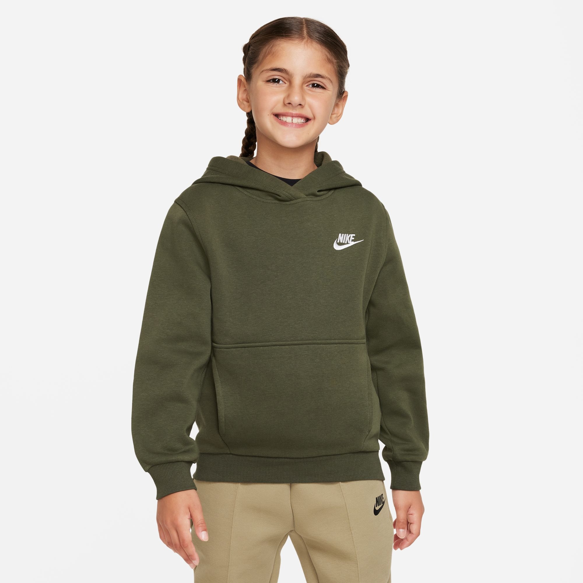 Nike Sportswear Kapuzensweatshirt »CLUB FLEECE BIG KID'S PULLOVER HOODIE«