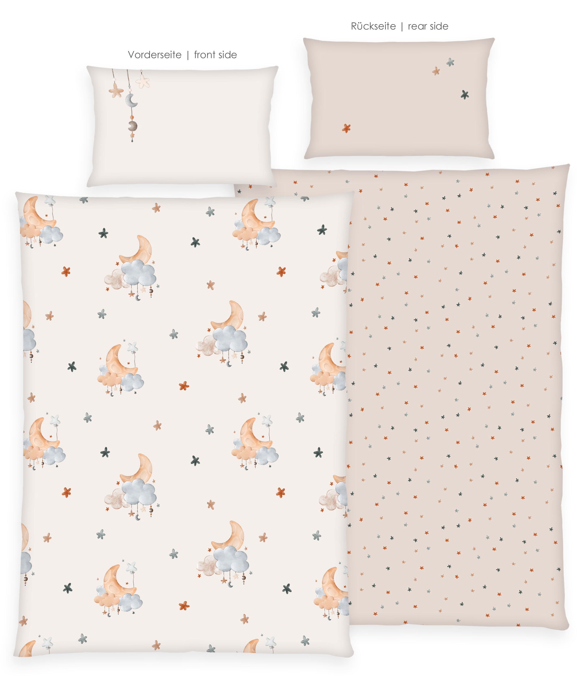 Baby Best Babybettwäsche »BabyBest Moon and Stars« 2 Stk.