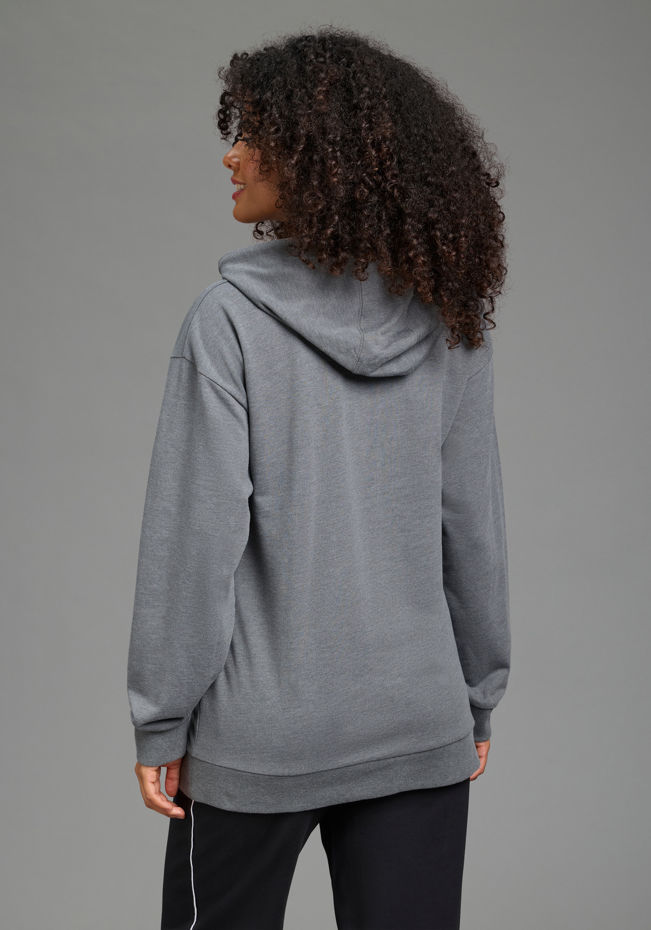 Neun Monate Sweat-shirt de grossesse »Kapuzensweatshirt für Schwangerschaft und Stillzeit«, avec capuche, manches longues, en coton et polyester
