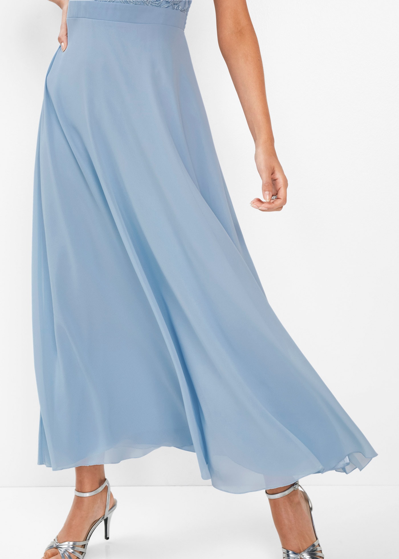 bonprix Maxikleid »Maxikleid mit Spitze« Maxikleid mit Spitze