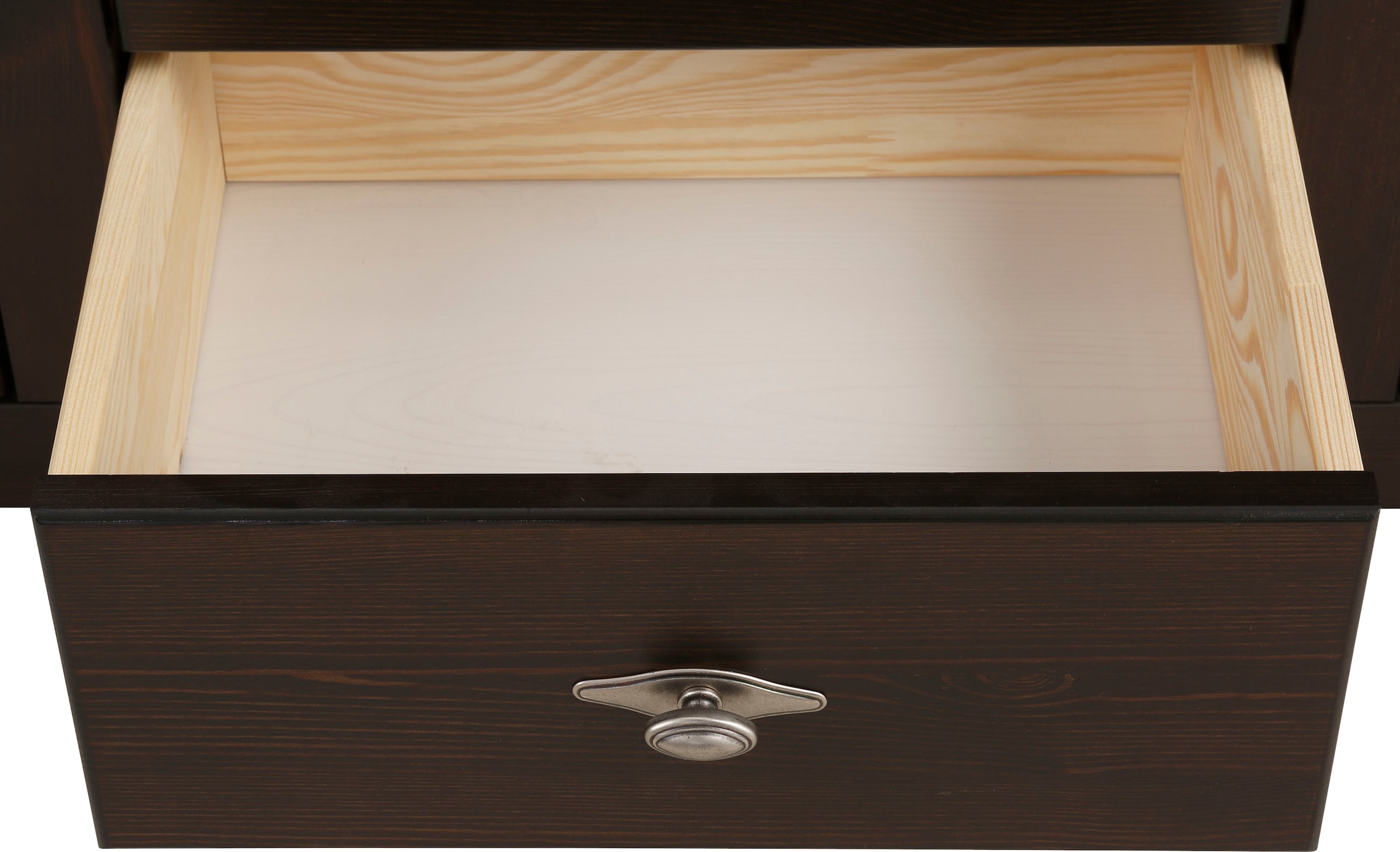 Home affaire Sideboard »Rauna«, (B/T/H: 150/37/84 cm), Kommode, FSC®-zertifiziertes Massivholz, Breite 150 cm