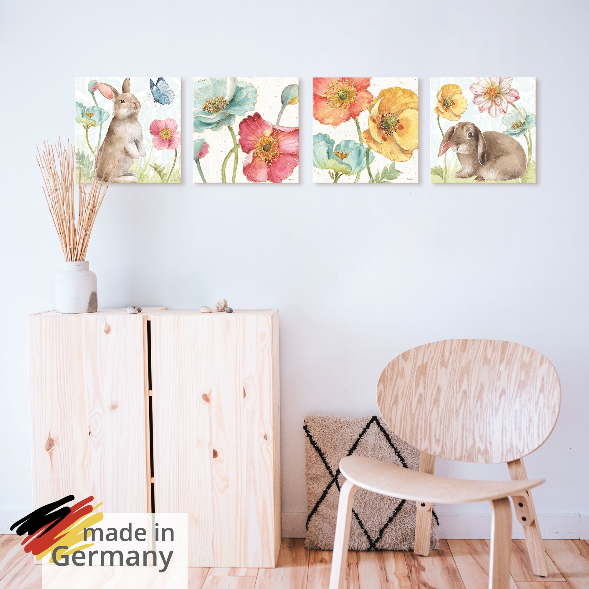 Artland Leinwandbild »Spring Softies« Set, 4 Stk. tlg. in verschiedenen Grössen erhältlich