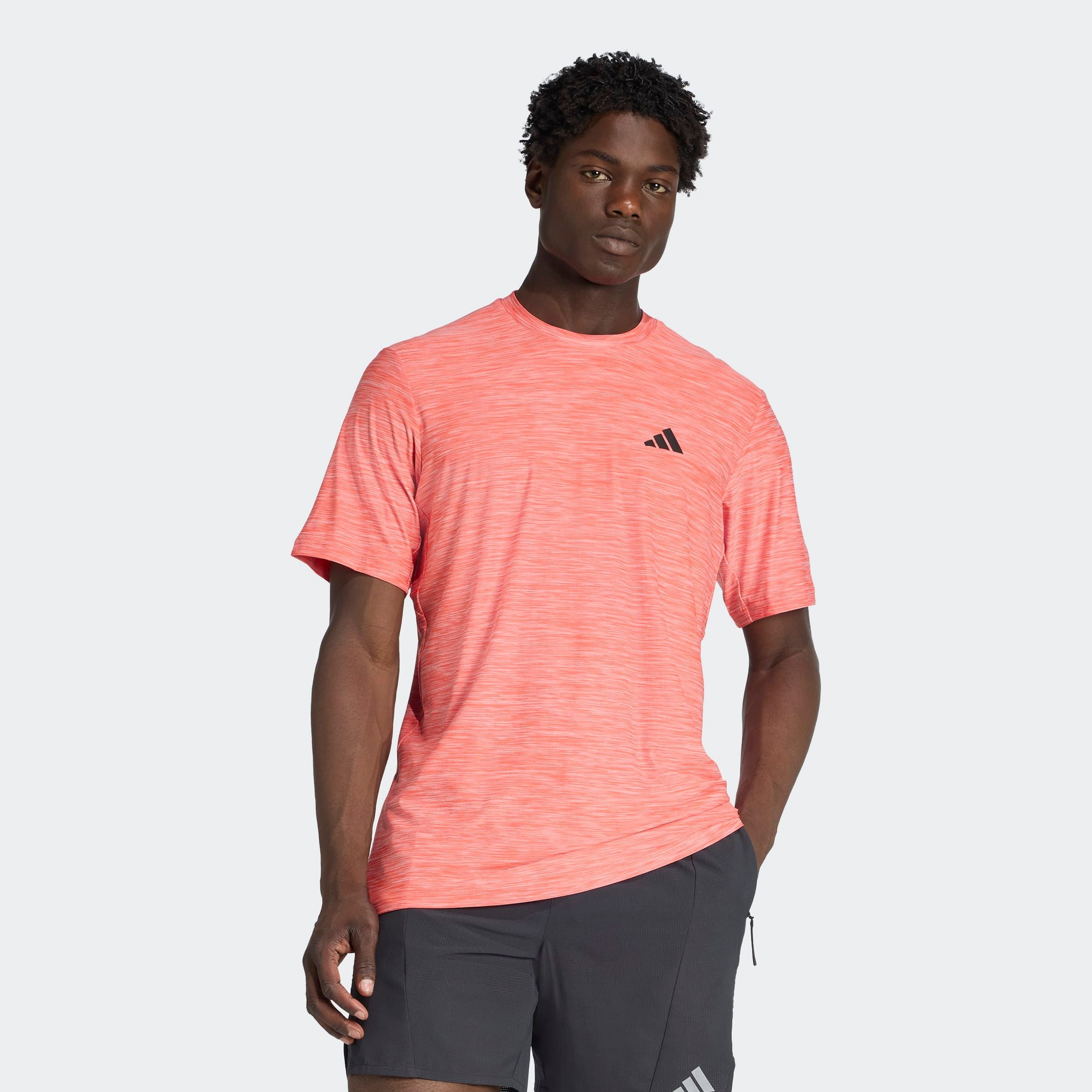 Image of adidas Performance T-Shirt "TRAIN ESSENTIALS STRETCH TRAINING"