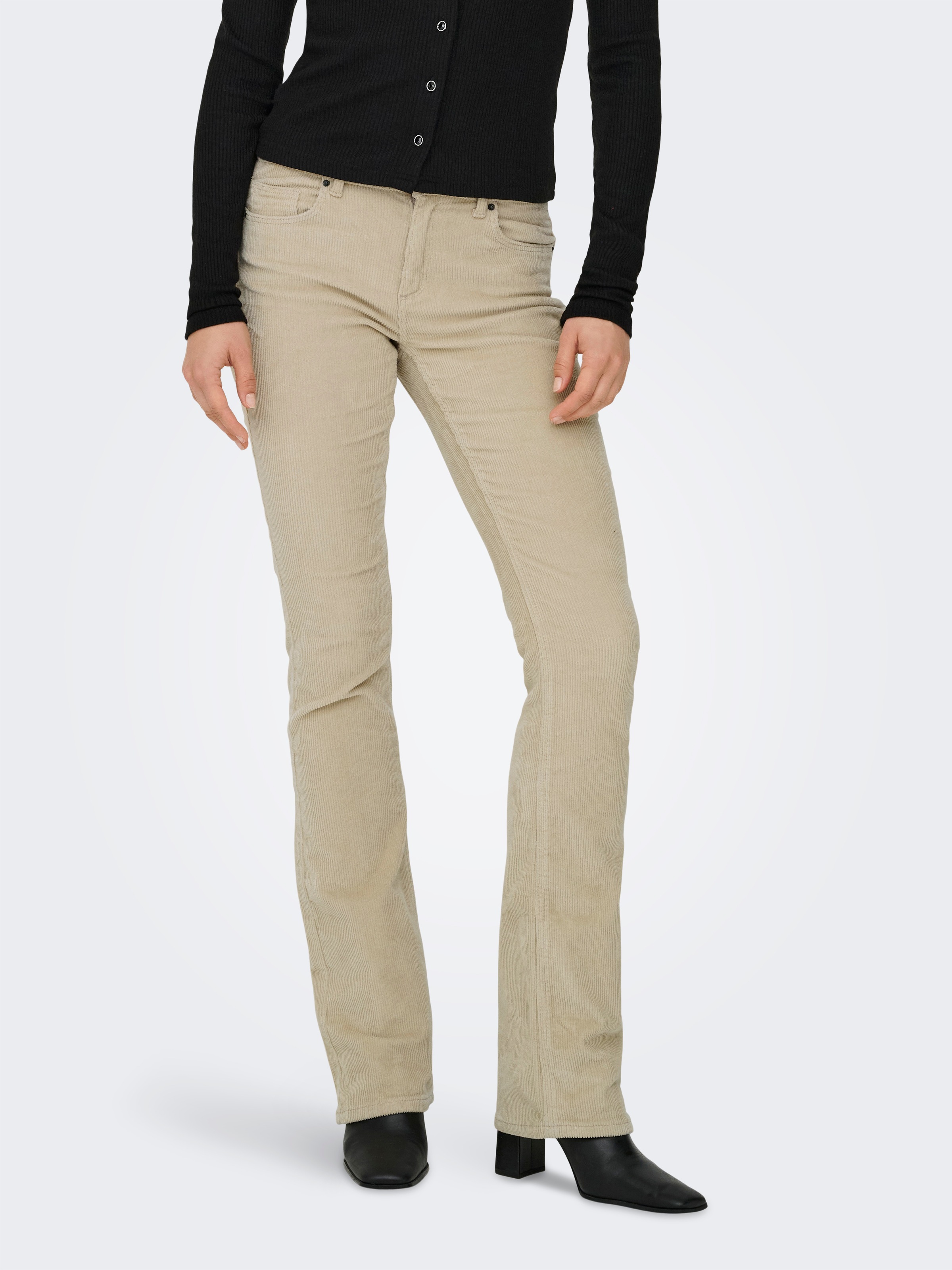 Image of ONLY Cordhose "ONLMARY – Flared Cordhose mit Stretchkomfort" Baumwollmischung, bootcut fit