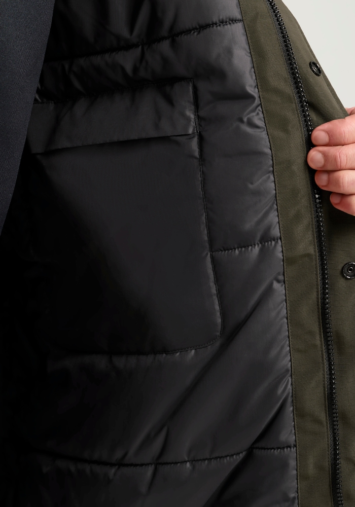 Jack Wolfskin Veste d'hiver »GLACIER SHIELD JKT M« avec capuche imperméable, coupe-vent, respirant, avec cinq poches