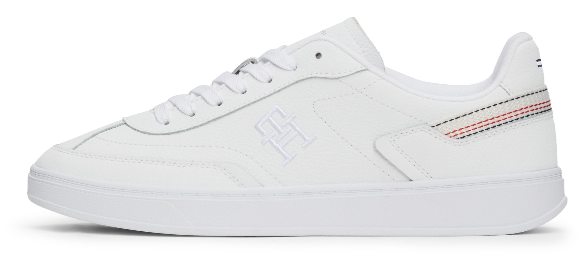 TOMMY HILFIGER Plateausneaker »TH HERITAGE COURT SNEAKER STRPS«, Freizeitschuh, Halbschuh,...