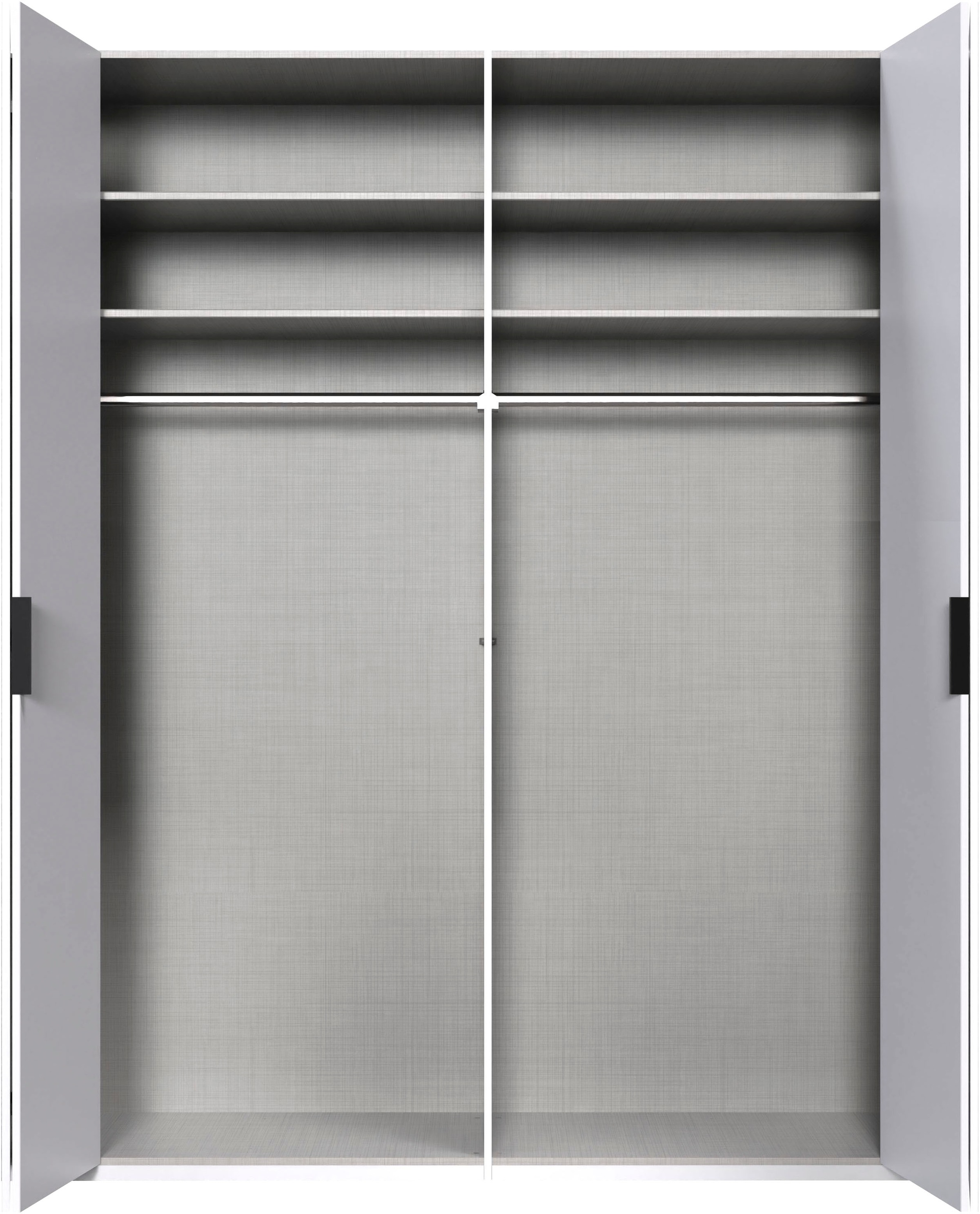 Wimex Kleiderschrank »Oxford by fresh to go, in 3 Breiten, Made in Germany«, (wahlweise mit oder ohne Spiegel), mit hochwertigen Falttüren für den perfekten Überblick