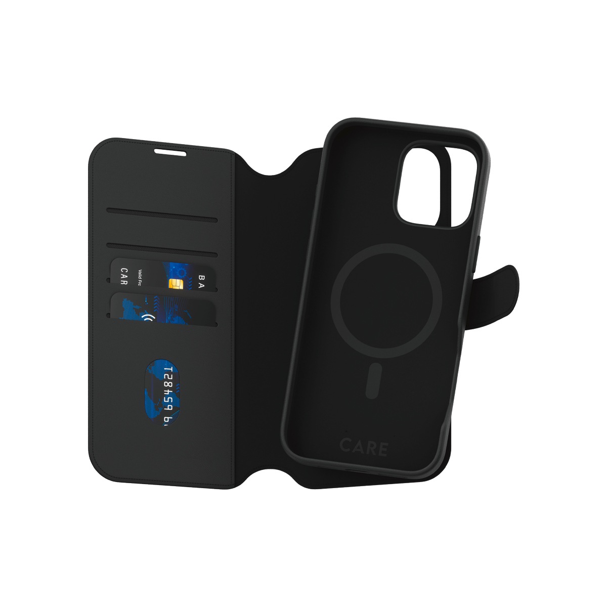 CARE by PanzerGlass Housse pour téléphone portable »Case Feature Tango 2-in-1 Wallet Case Apple iPhone 16 Pro Max« Backcover, Schutzhülle, Handyschutzhülle, Case, Schutzcase, stossfest