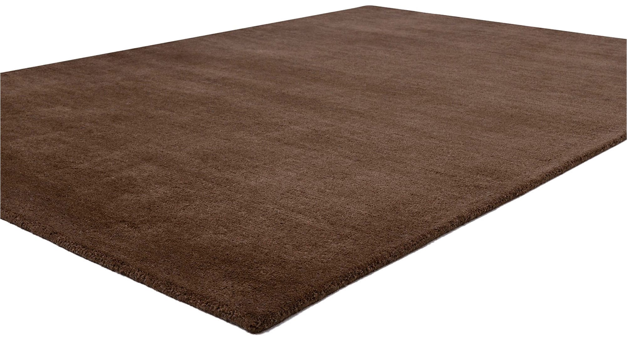 my home Tapis en laine »Gabbo Natur, Handgefertigt, Teppich, reine Wolle, meliert« Rectangulaire 14 mm Höhe reine Wolle, Uni, Wohnzimmer, Schlafzimmer, Esszimmer