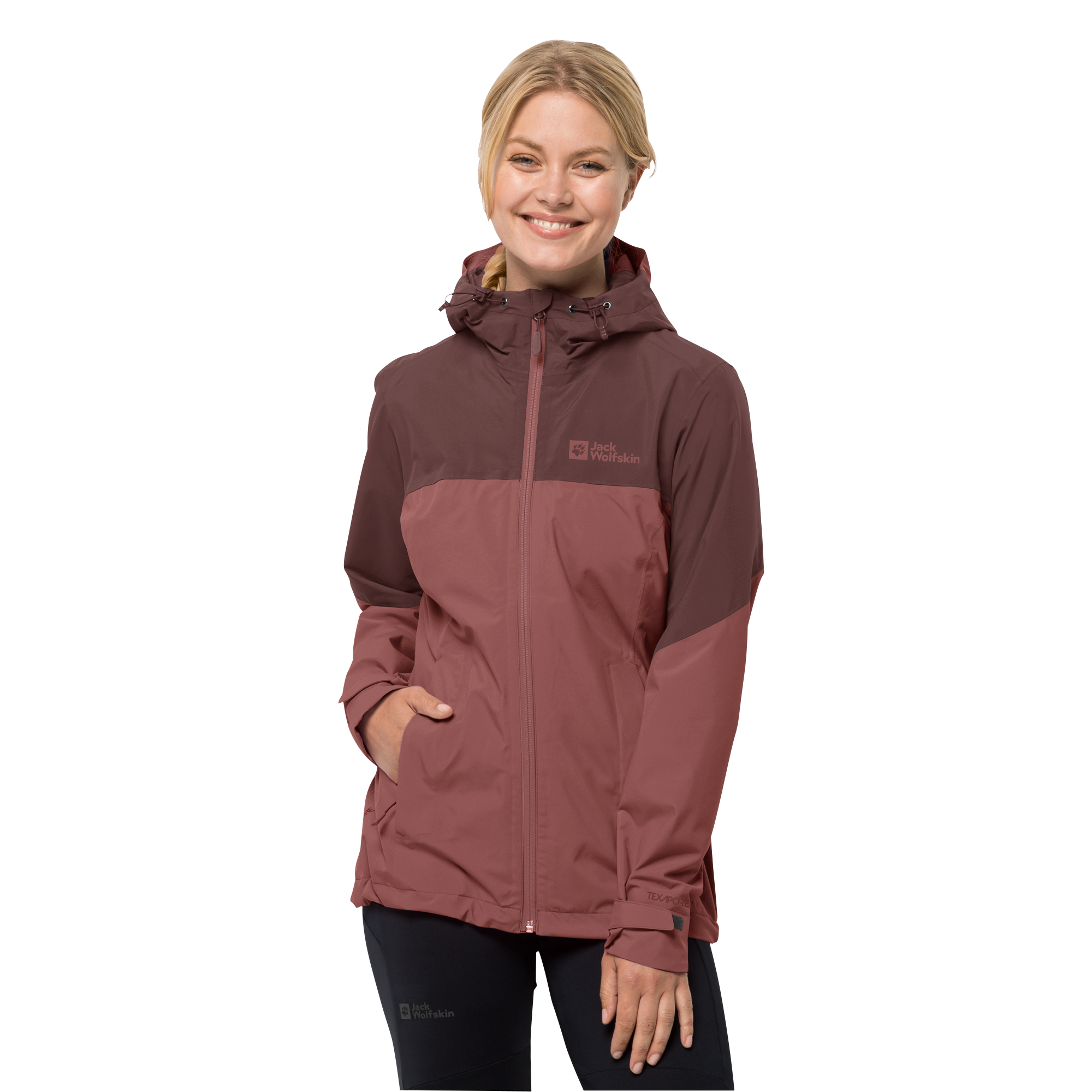 Jack Wolfskin Funktionsjacke »WEILTAL 2L JKT W«, mit Kapuze