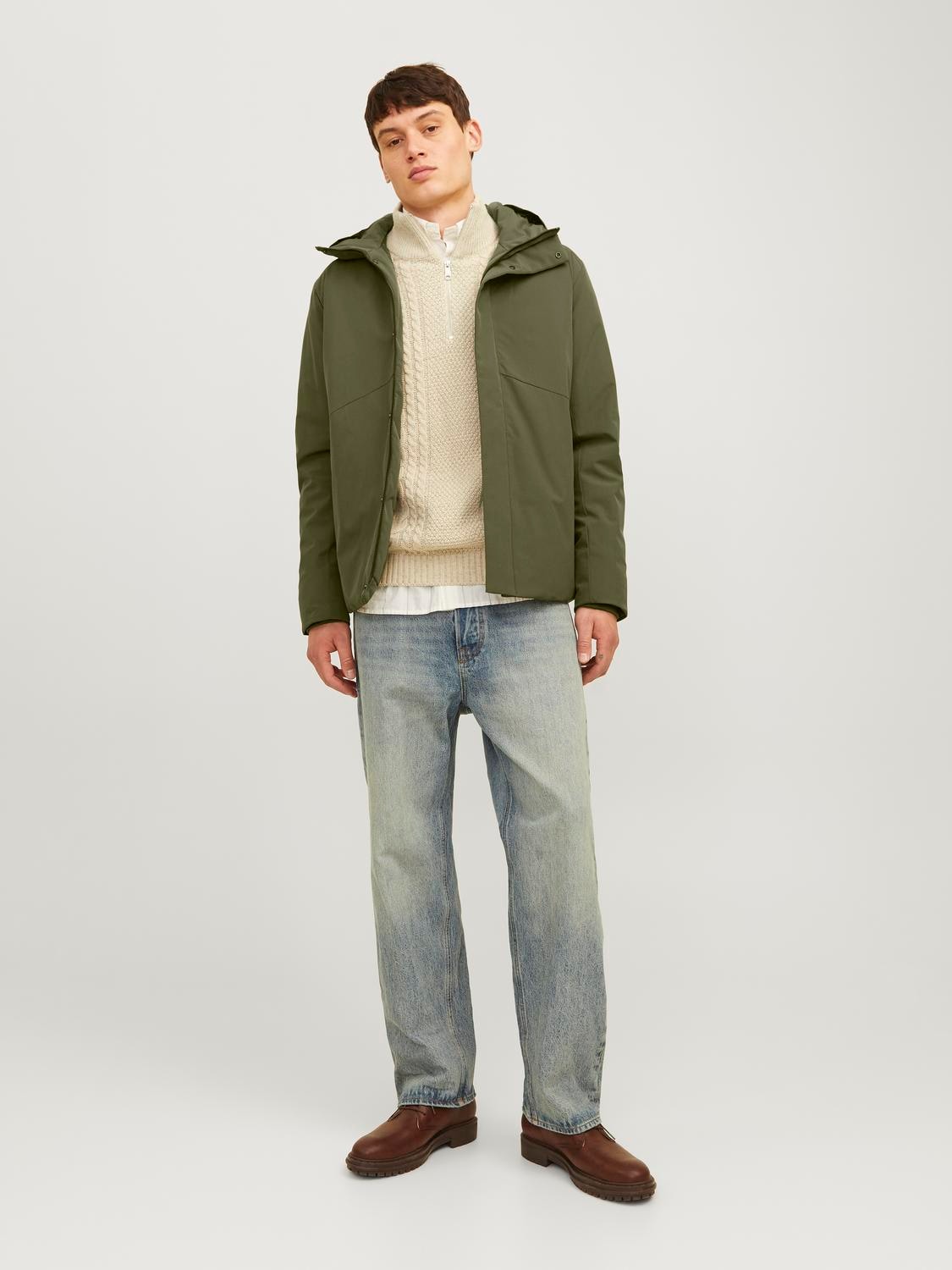 Jack & Jones Kurzjacke »JJEKEEN JACKET SN«, mit Kapuze