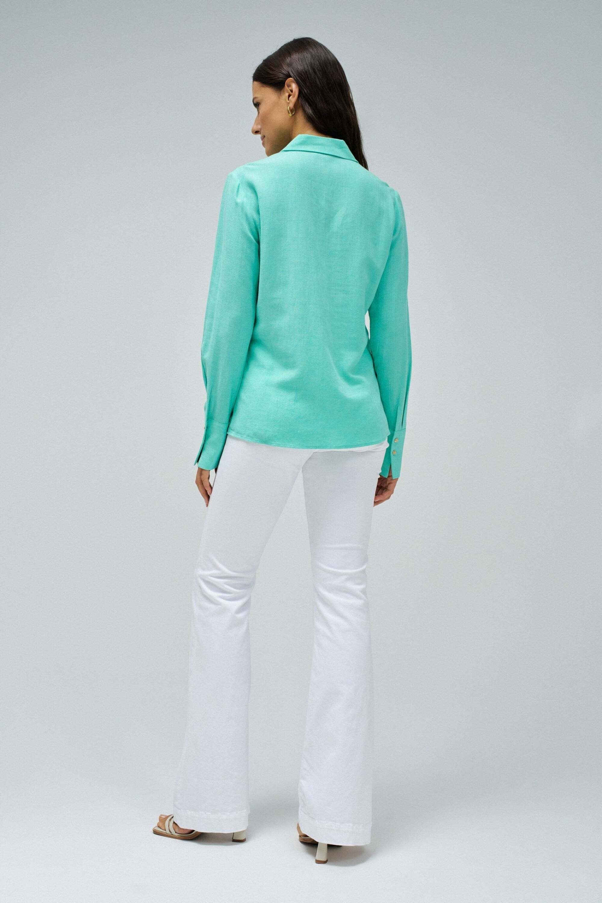 Salsa Langarmbluse »Salsa Jeans Leinenhemd Linen Shirt«