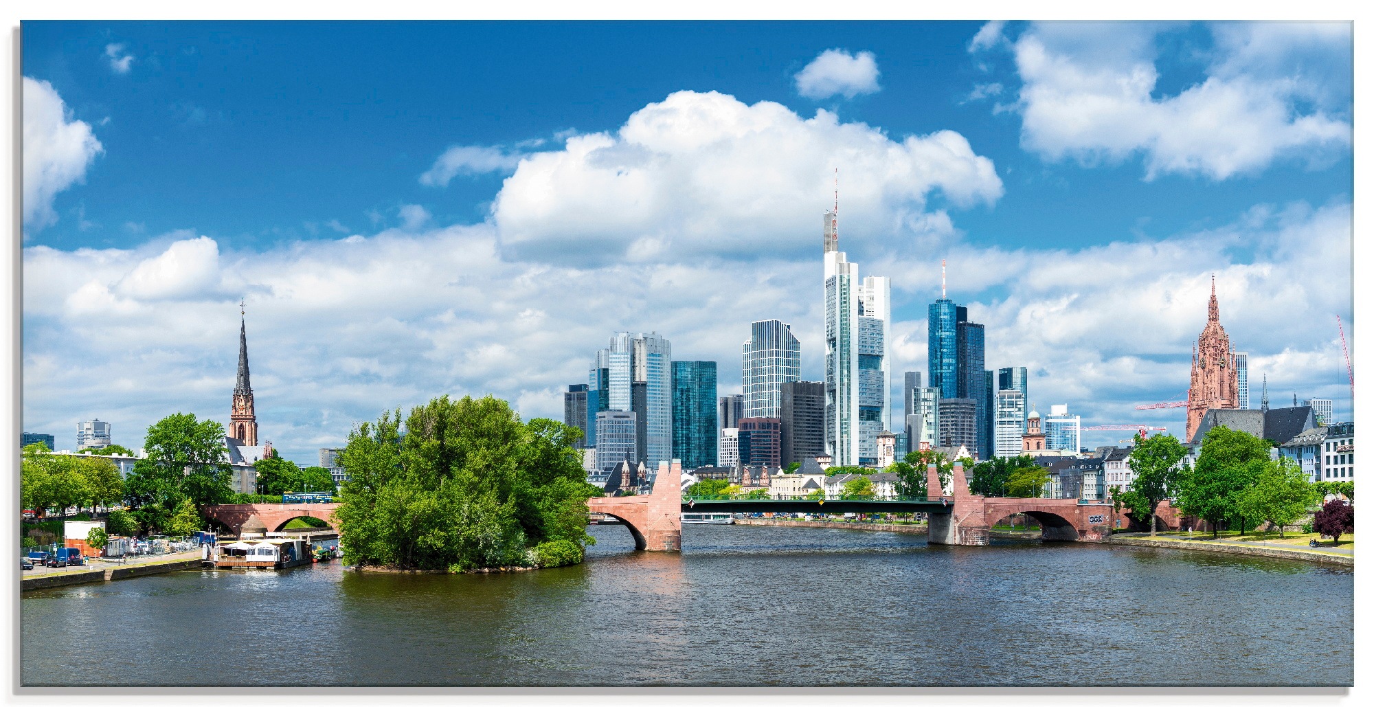 Image of Artland Glasbild »Frankfurt am Main«, Deutschland, (1 St.) bei Ackermann Versand Schweiz