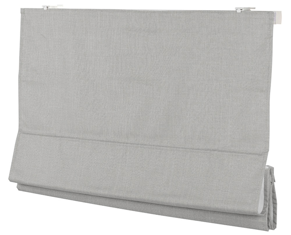 my home Store à enrouleur »RIOLA« verdunkelnd ohne Bohren freihängend Faltrollo in trendiger Leinenoptik, einfache Montage