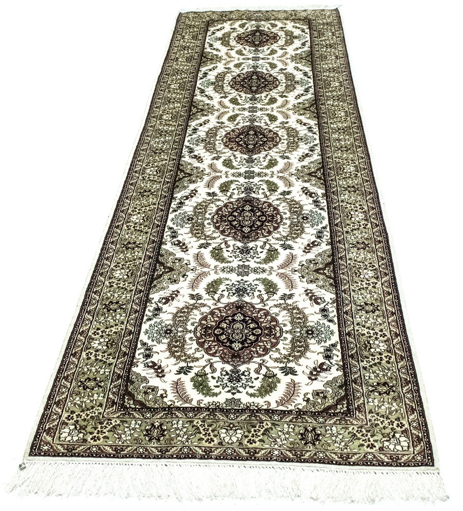 Image of morgenland Wollteppich »Hereke Seide Teppich handgeknüpft beige«, rechteckig, 6 mm Höhe bei Ackermann Versand Schweiz