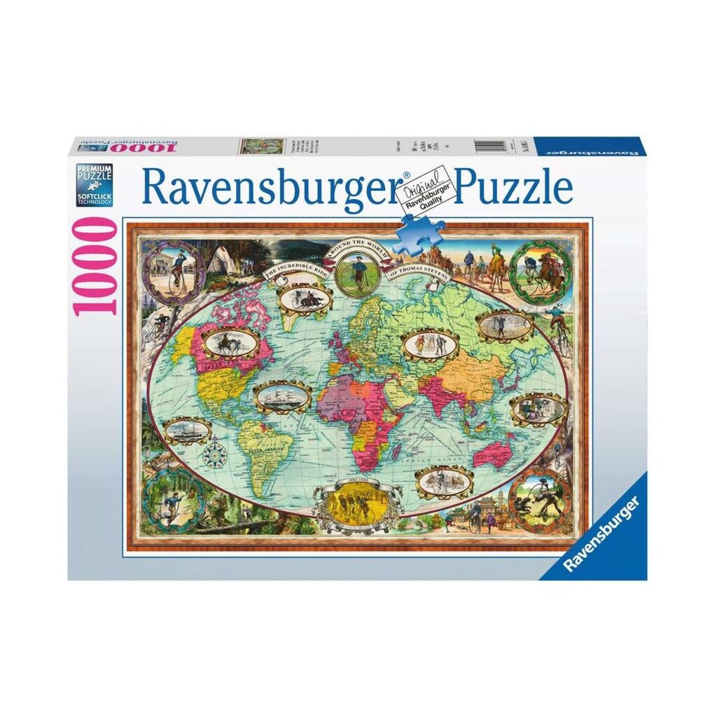 Ravensburger Puzzle »Mit dem Fahrrad«, (1000 tlg.)