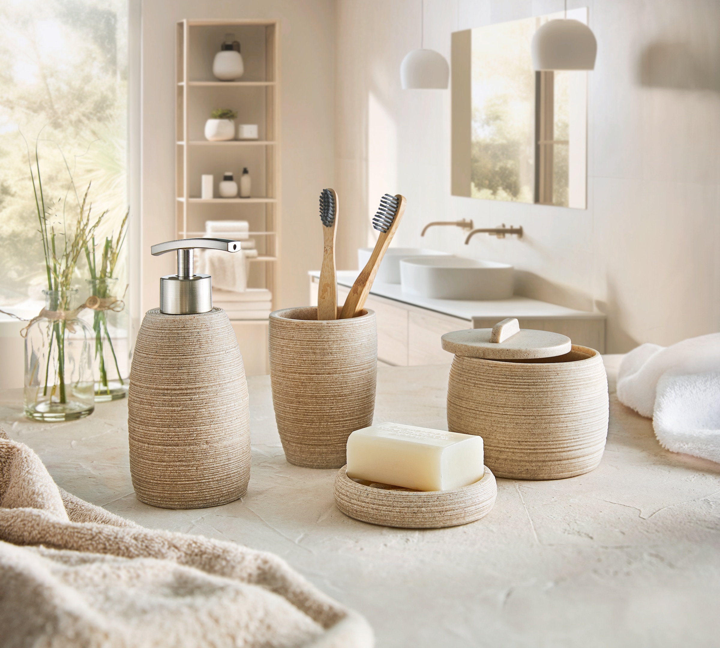 Kleine Wolke Gobelet pour brosse à dents »» Sand««