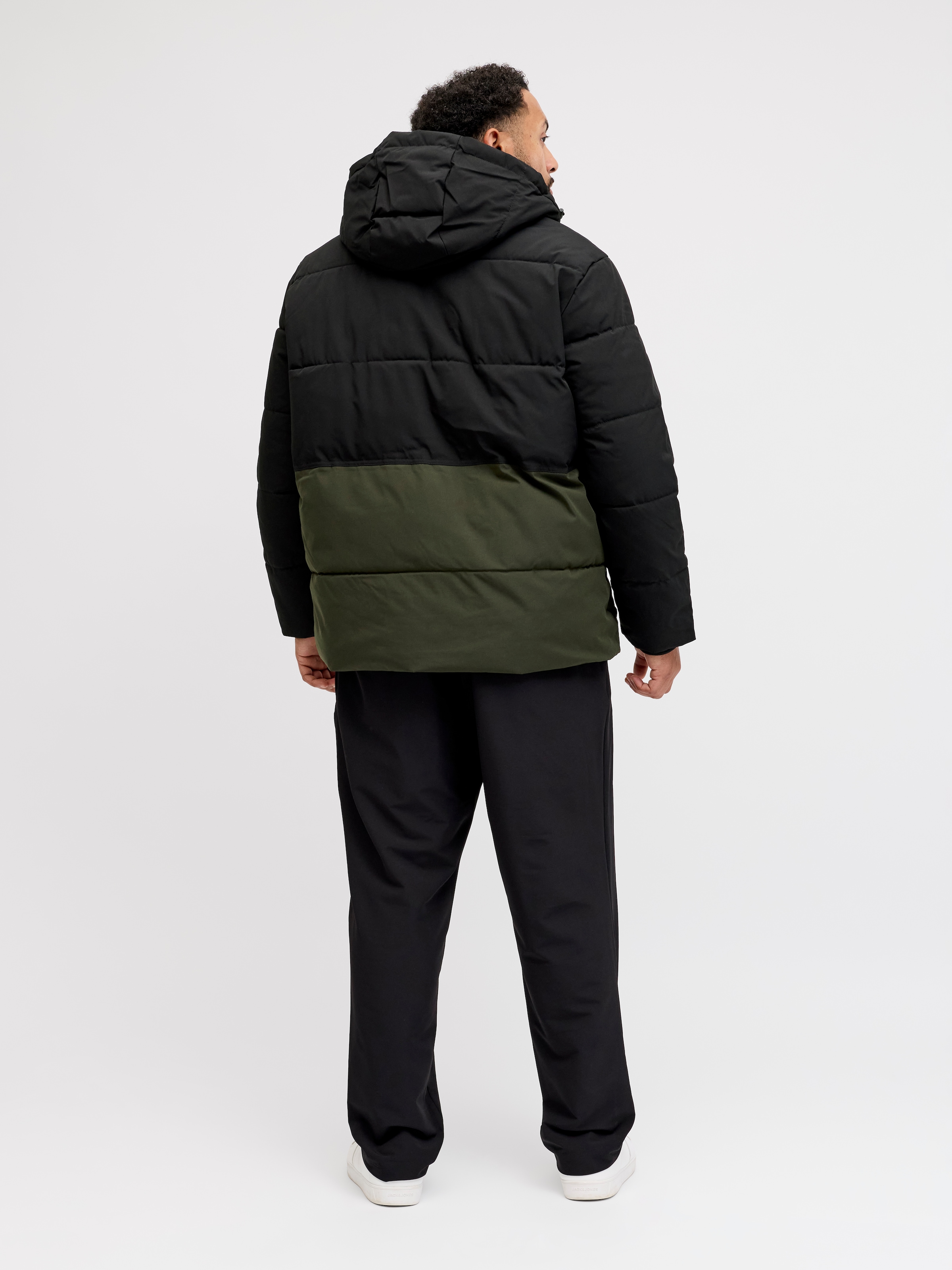 Jack & Jones PlusSize Veste matelassée »JJEOWEN PUFFER SN PLS« mit Kapuze