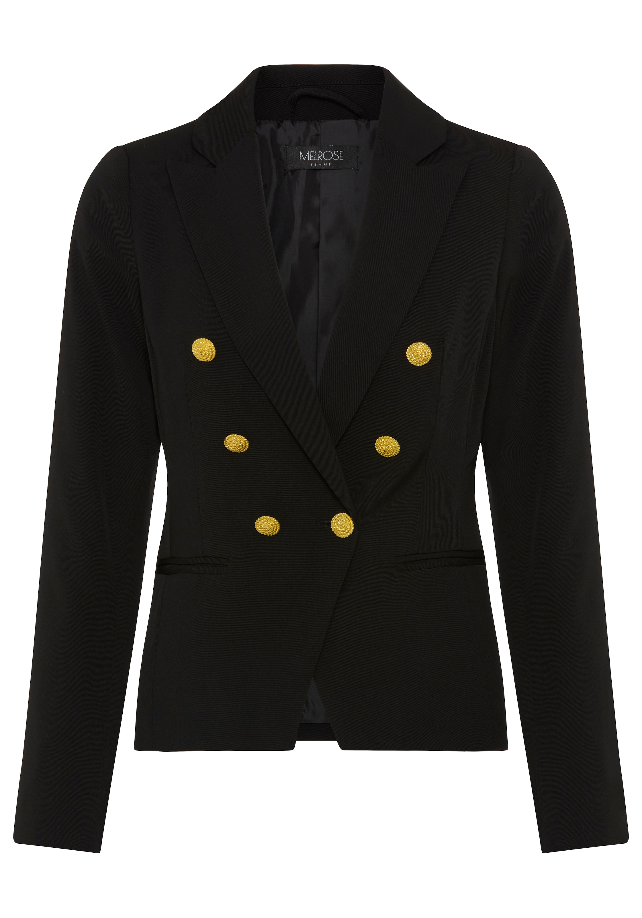 Melrose Veste blazer avec boutons dorés