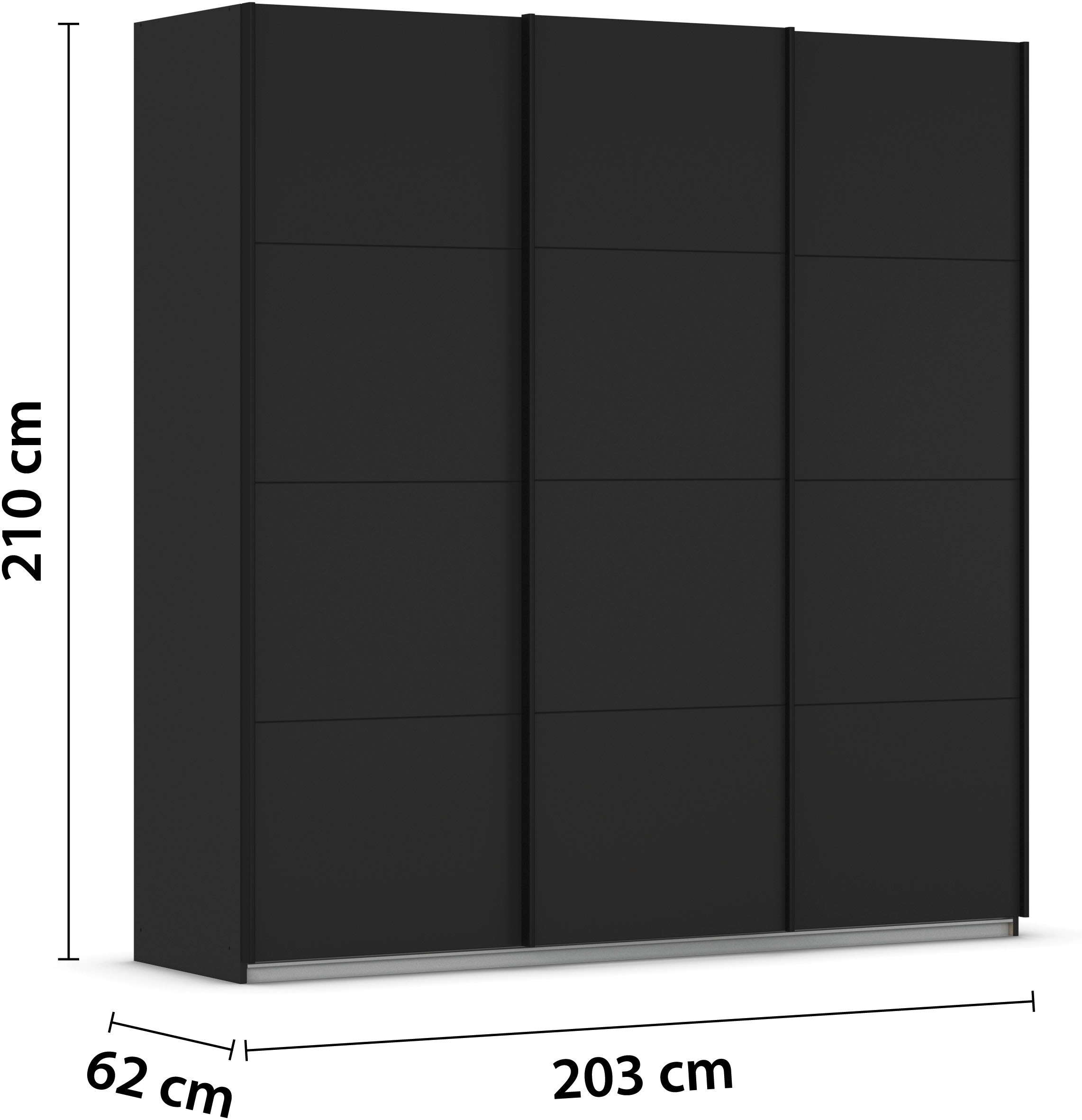 GOODproduct Kleiderschrank »Mehrzweckschrank Aktenschrank Möbel Mietswohnung TOPSELLER OTELI« 3 Ausstattungen BASIC/CLASSIC/PREMIUM (inkl. SOFT-CLOSE-FUNKTION),  Breiten 203/271/315/360 cm Höhen 210/229 cm MADE IN GERMANY
