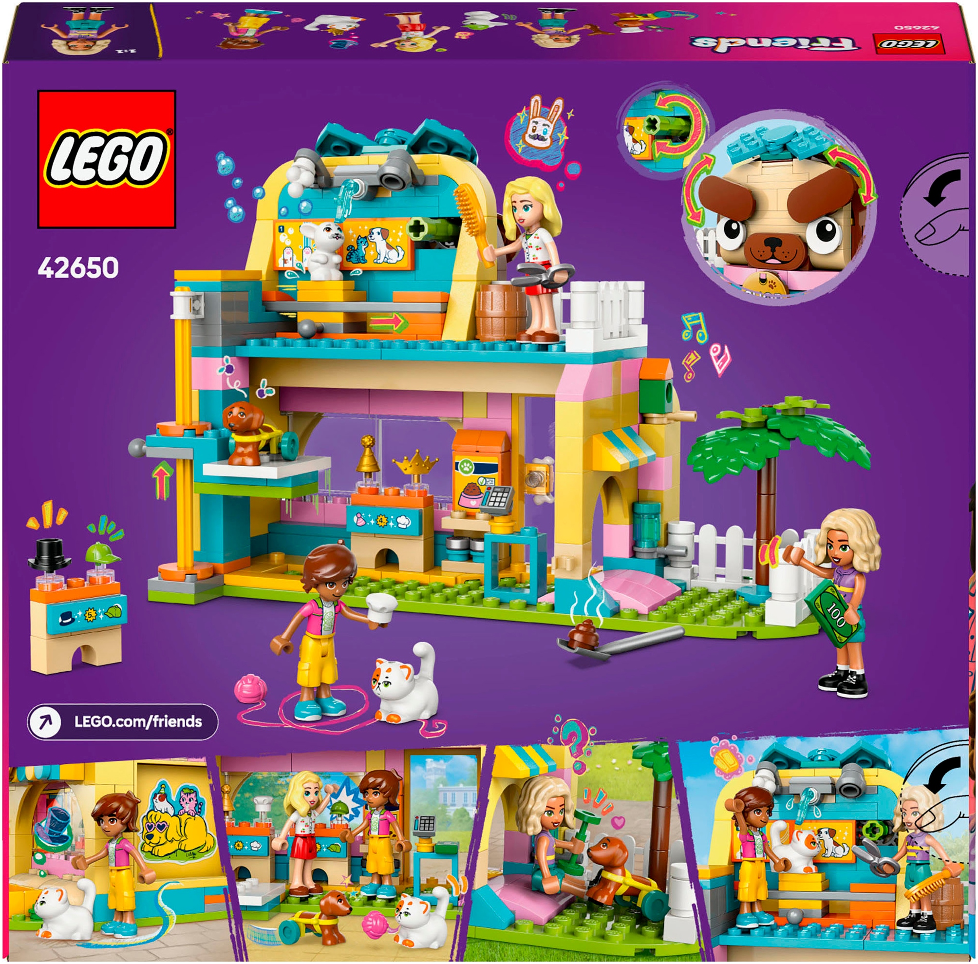 LEGO® Konstruktionsspielsteine »Geschäft für Haustierzubehör (42650), LEGO Friends« Made in Europe