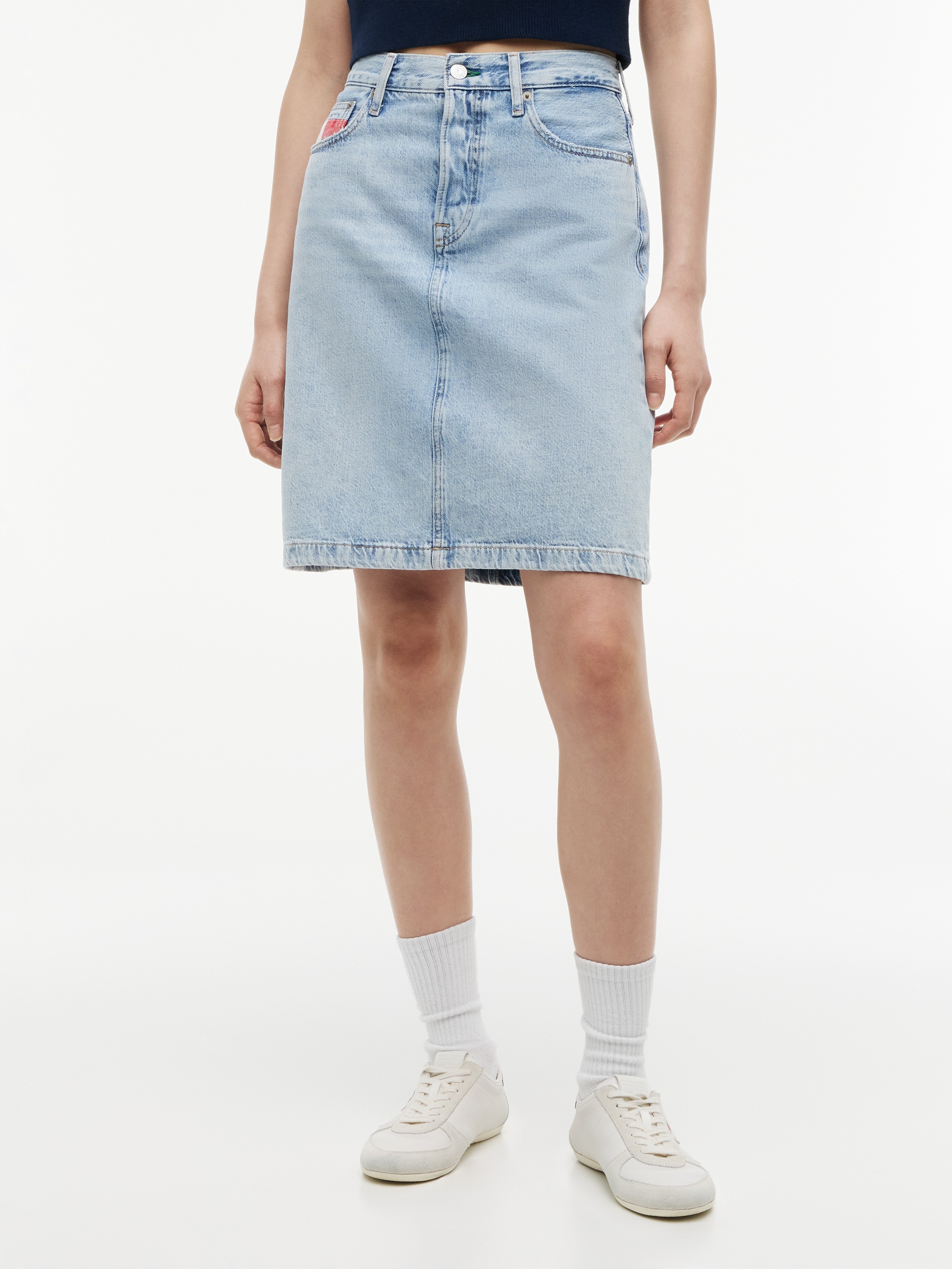 Image of Tommy Jeans Jeansrock "CLAIRE SKIRT RWB CBF CJ6013" Baumwolle, 5-Pocket Style