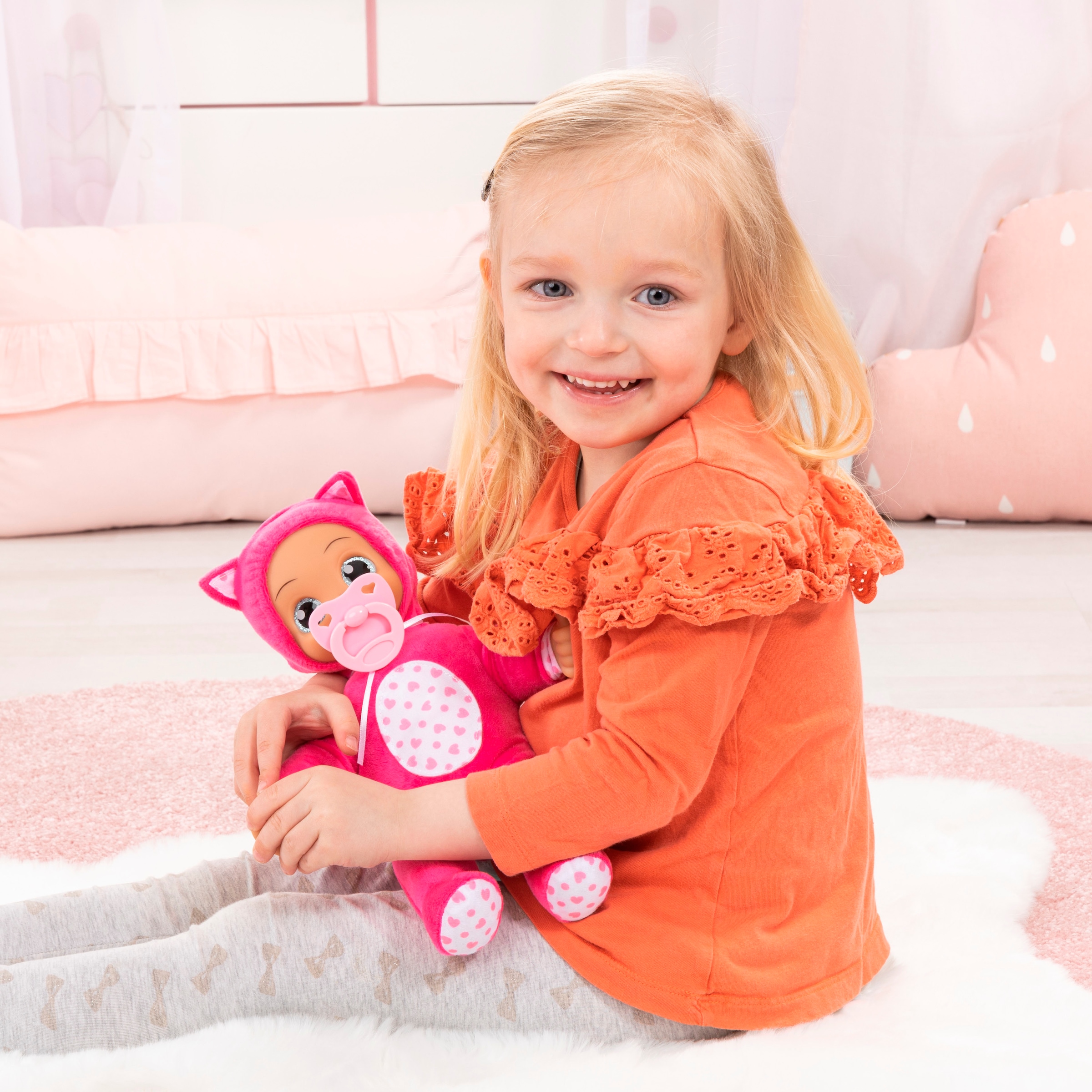 Bayer Babypuppe »I Baby Angels, 30cm, rosa/pink«