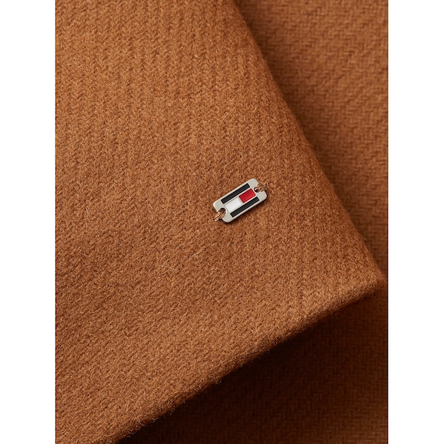 ♕ Tommy Hilfiger Wollmantel »WOOL BLEND CLASSIC COAT«, mit kleinem  Metall-Label versandkostenfrei bestellen