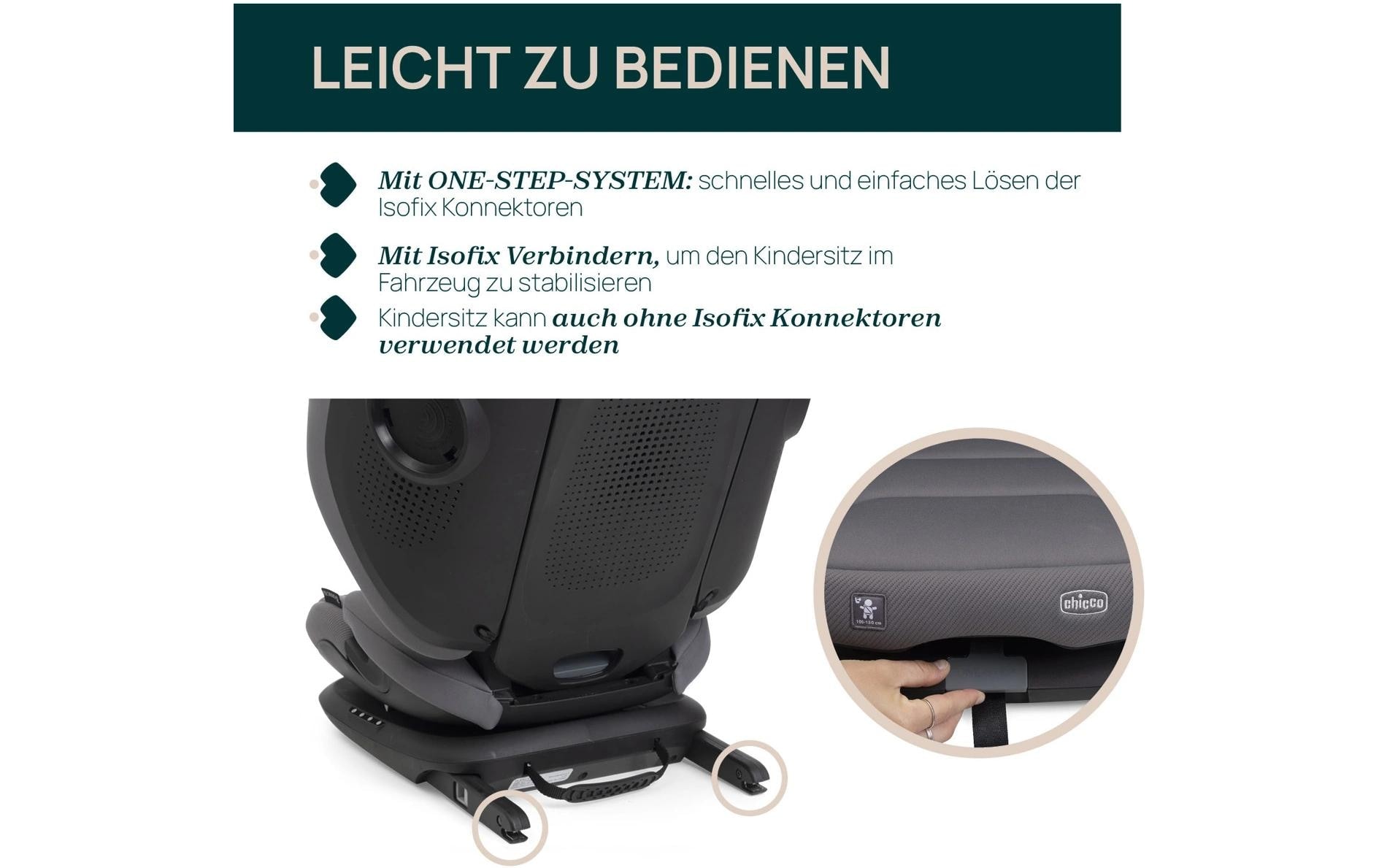 Chicco Siège auto pour enfant »Fold & Go I-Size«