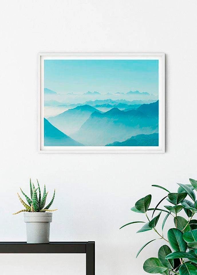Image of Komar Bild "Mountain View" Natur 1 Stk. tlg. Wandbild zur Dekoration - ohne Rahmen