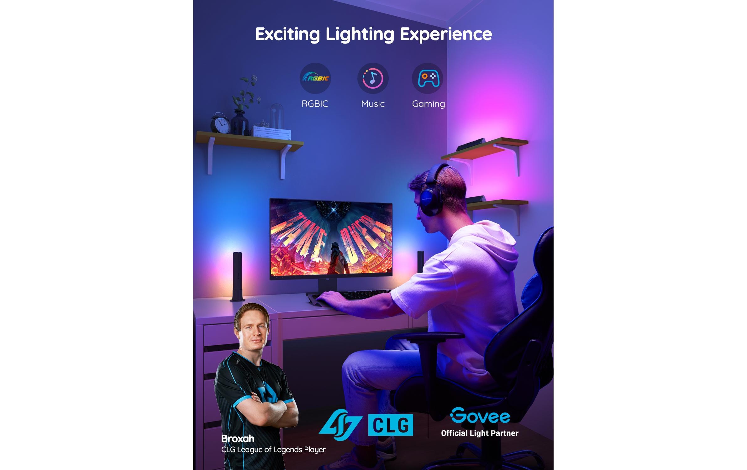 LED Deckenleuchte »Govee Flow Plus RGBICW«