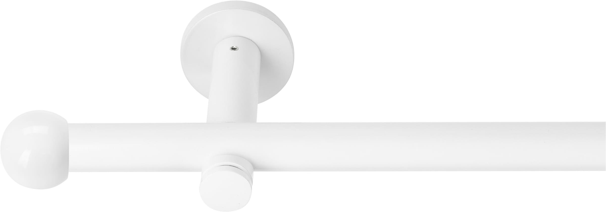 SN DECO GROUP Gardinenstange »Gardinenstange Strassburg Ø 19 mm, 1-läufig, Fixmass, verschraubt« Ø 19 mm Fixmass;kürzbar