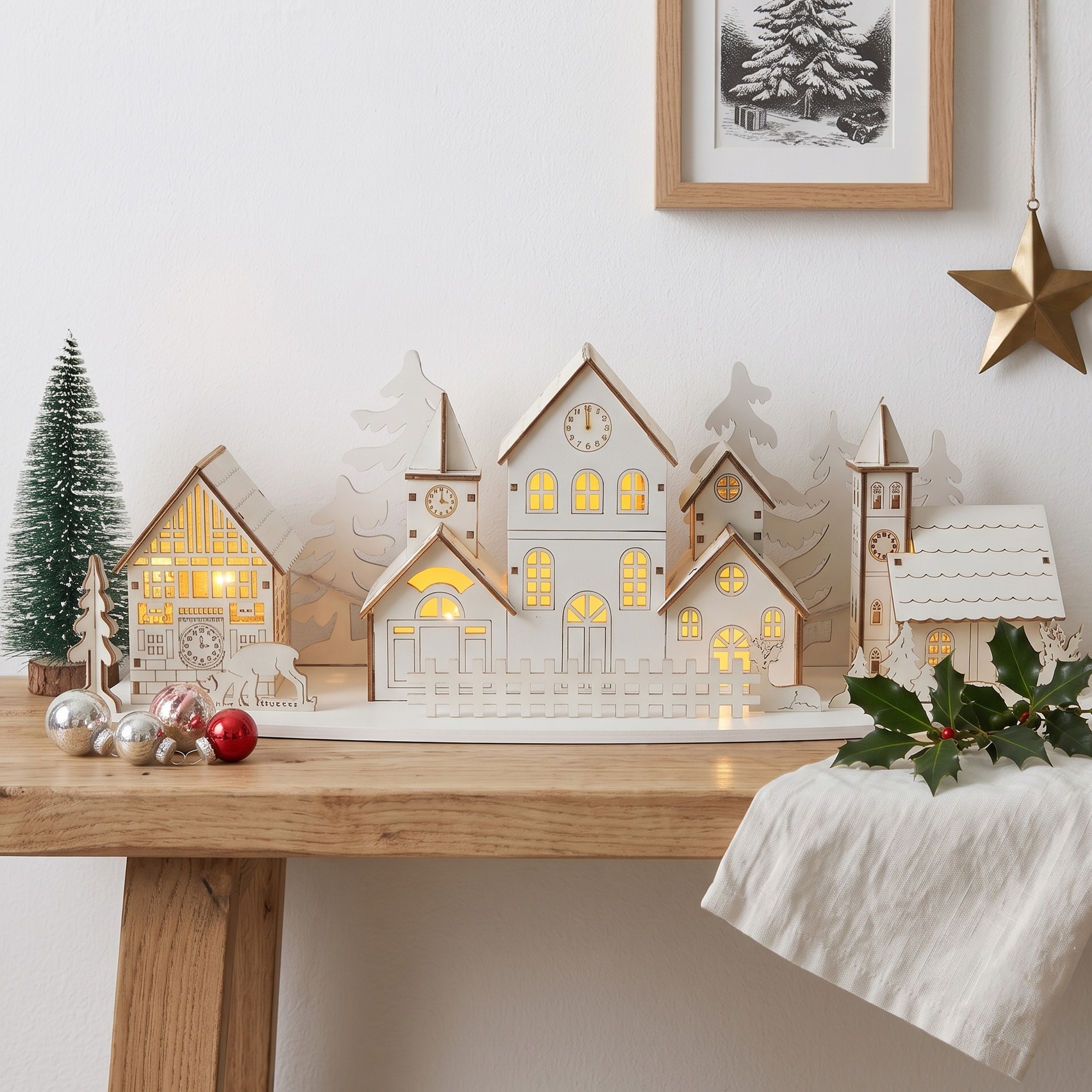 GOODproduct Village de Noël »Weihnachtsszene«