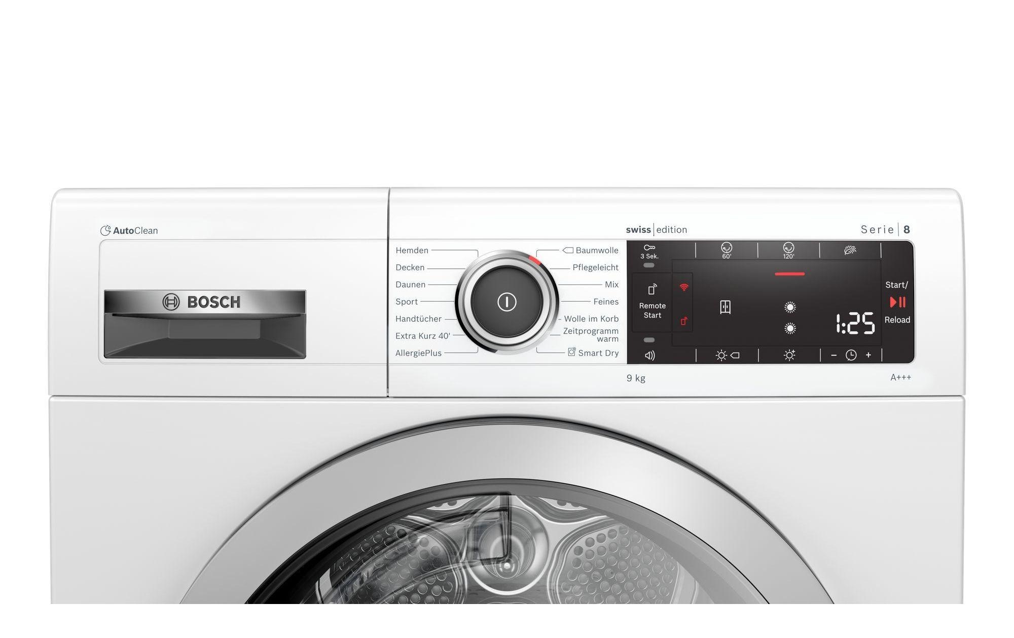 BOSCH Wärmepumpentrockner »WTXH7M50CH A+++«, 9 kg