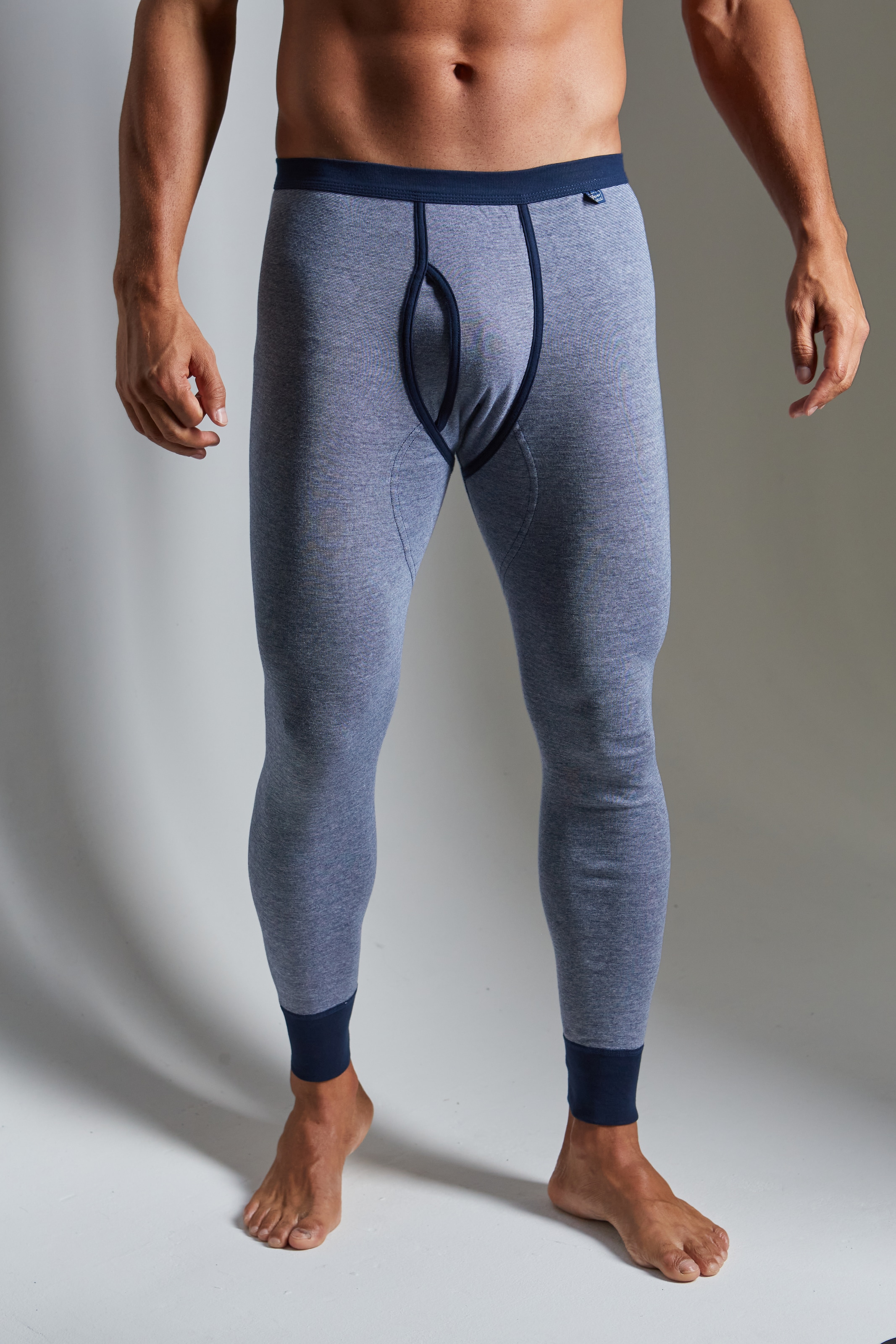Image of Clipper Exclusive Lange Unterhose Packung, 2 Stk. modische Optik: Jeans meliert, tolle Qualität