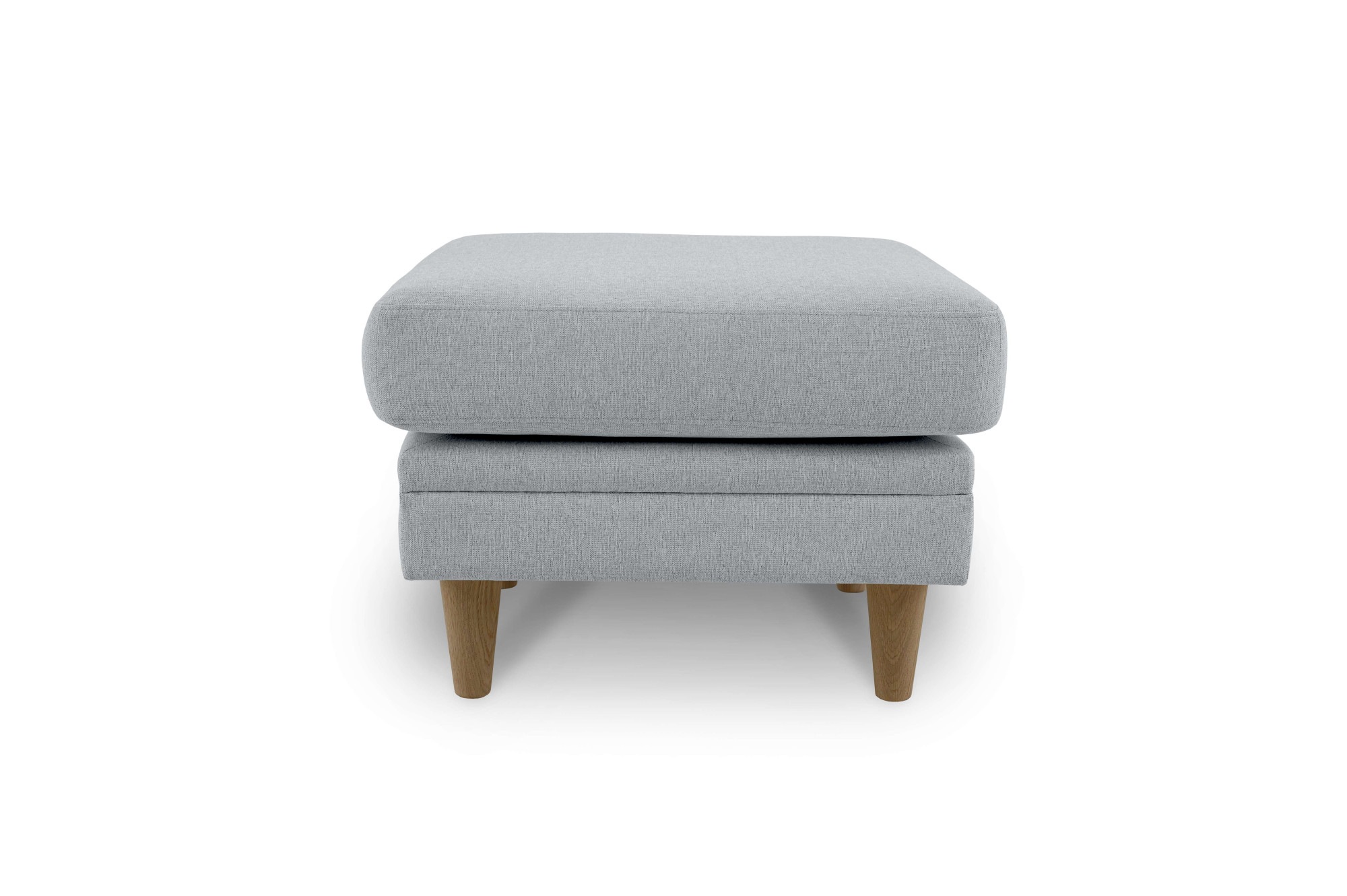 Home affaire Polsterhocker »Arellano, Breite 63 cm«, klassisches Design, mit Massivholzfüssen, Webstoff fein
