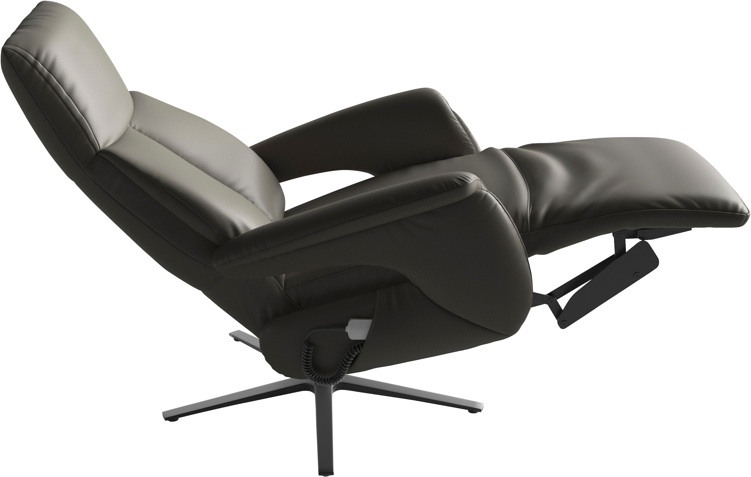 sit&more TV-Sessel »Lazy mit Kopfteilverstellung & Drehfunktion, weitere Funktionen« Ergonomie L: elektr. Fussstütze, Rückenlehne & Aufstehhilfe, Herz-Waage