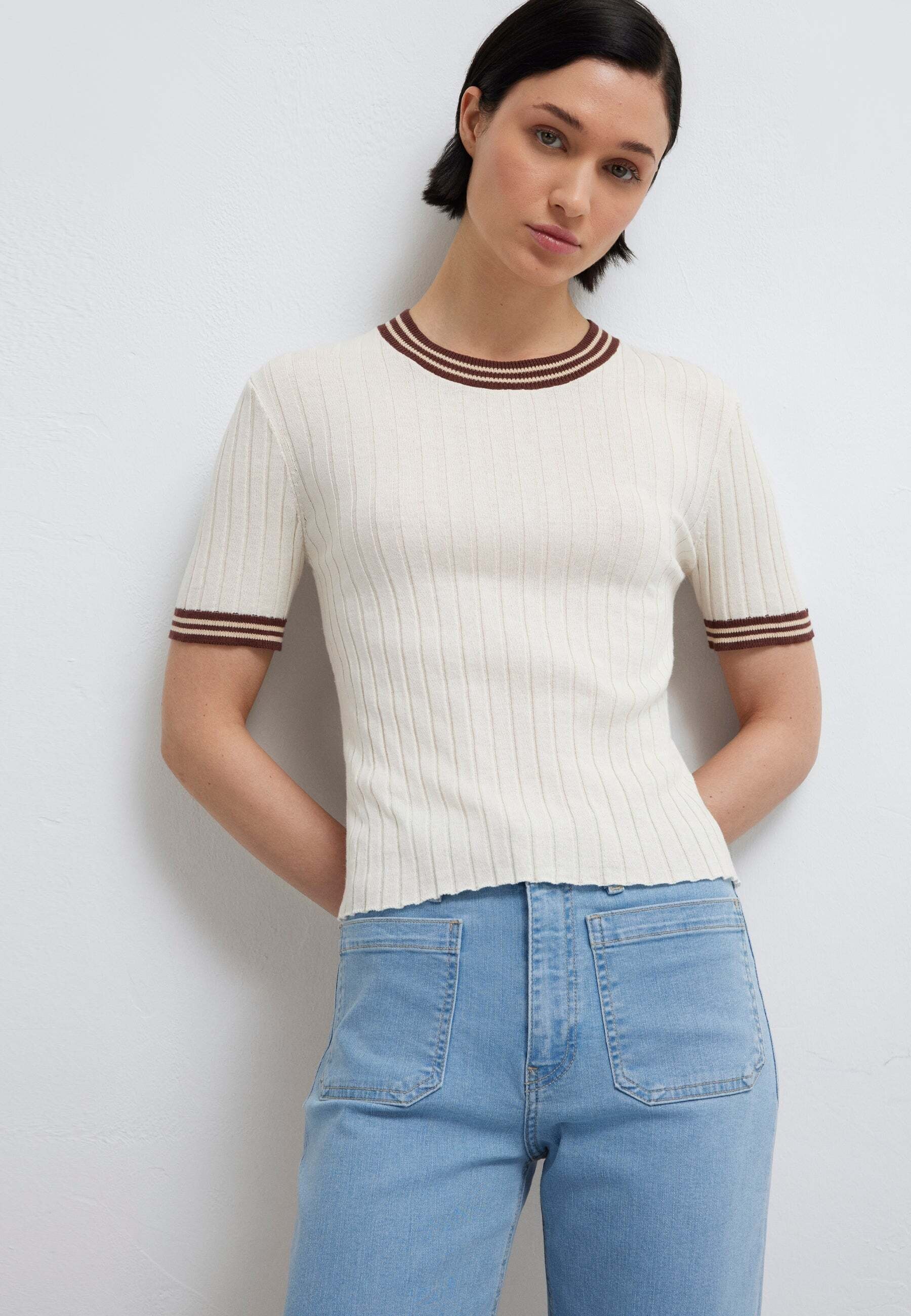 Mavi T-Shirt »Mavi T-Shirt Short Sleeve Tricot«